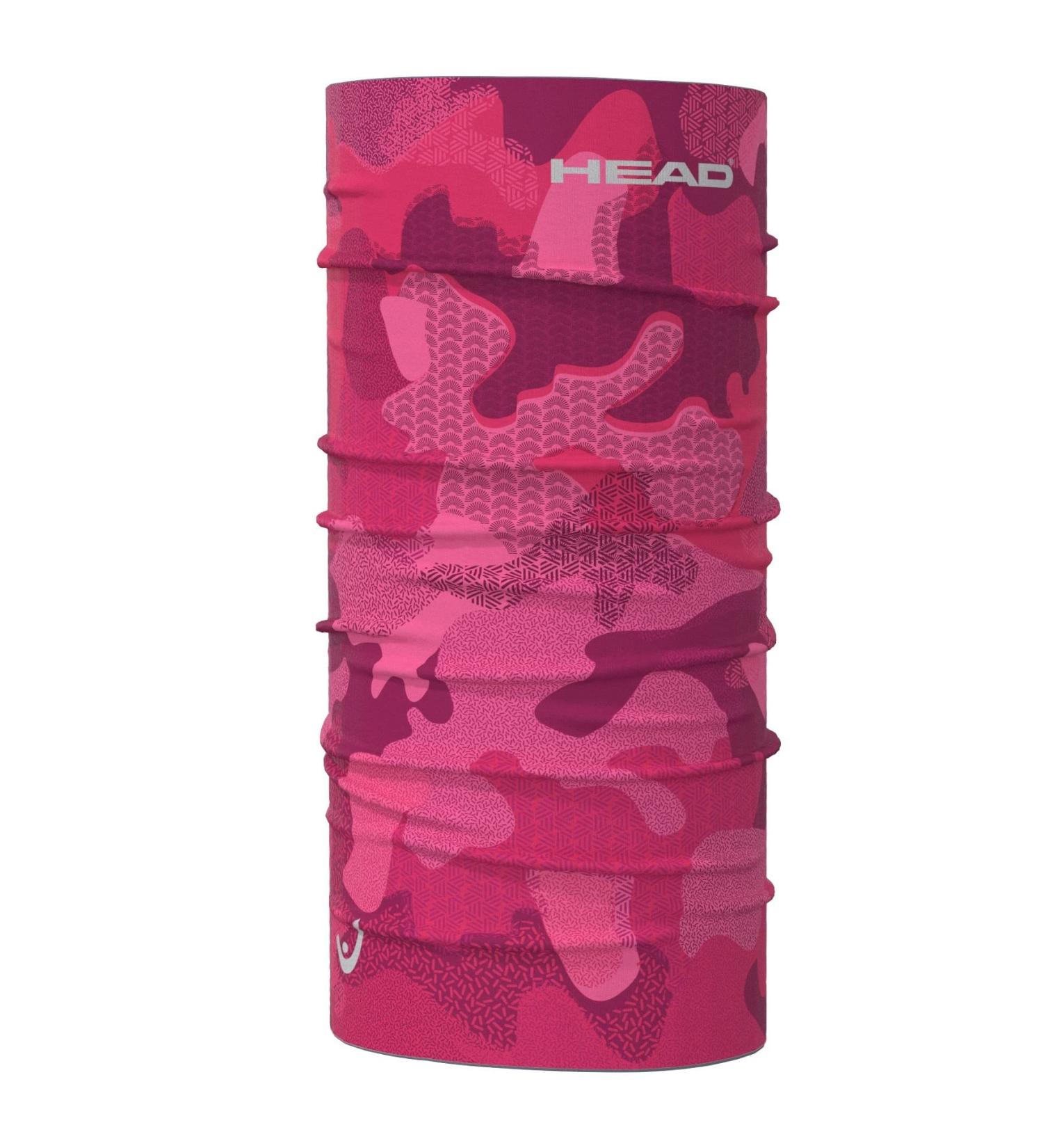 Head Original Tube Camouflage Neckwarmer - Unisex Multifunctional Scarf for Winter Skiing Cycling | Pink - Buy Online on GoSupps.com