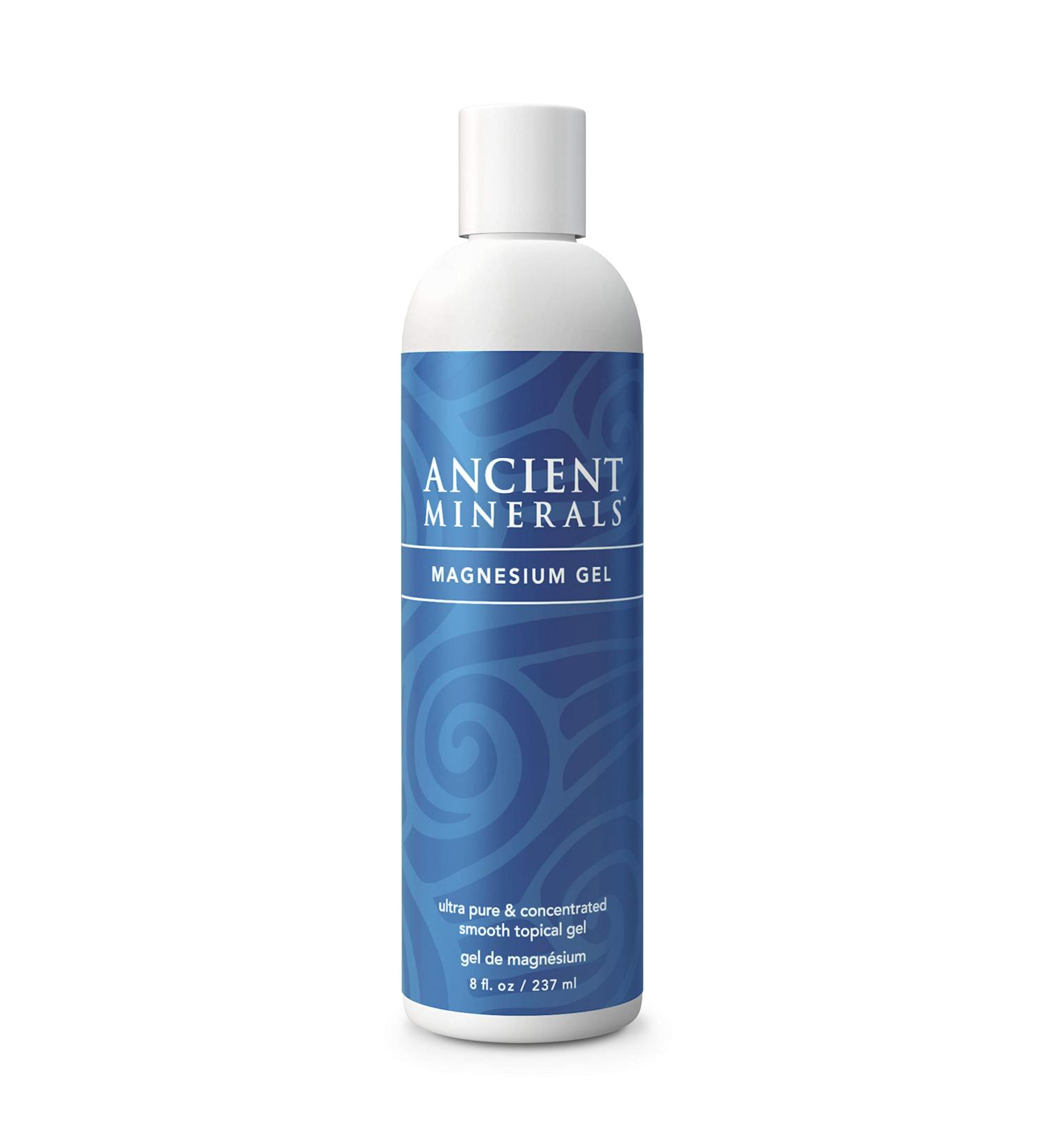 Ancient Minerals Magnesium Gel | 8oz Tube | Pure Zechstein Magnesium Chloride | Ideal for Massage and Skin Absorption - Buy Online on GoSupps.com