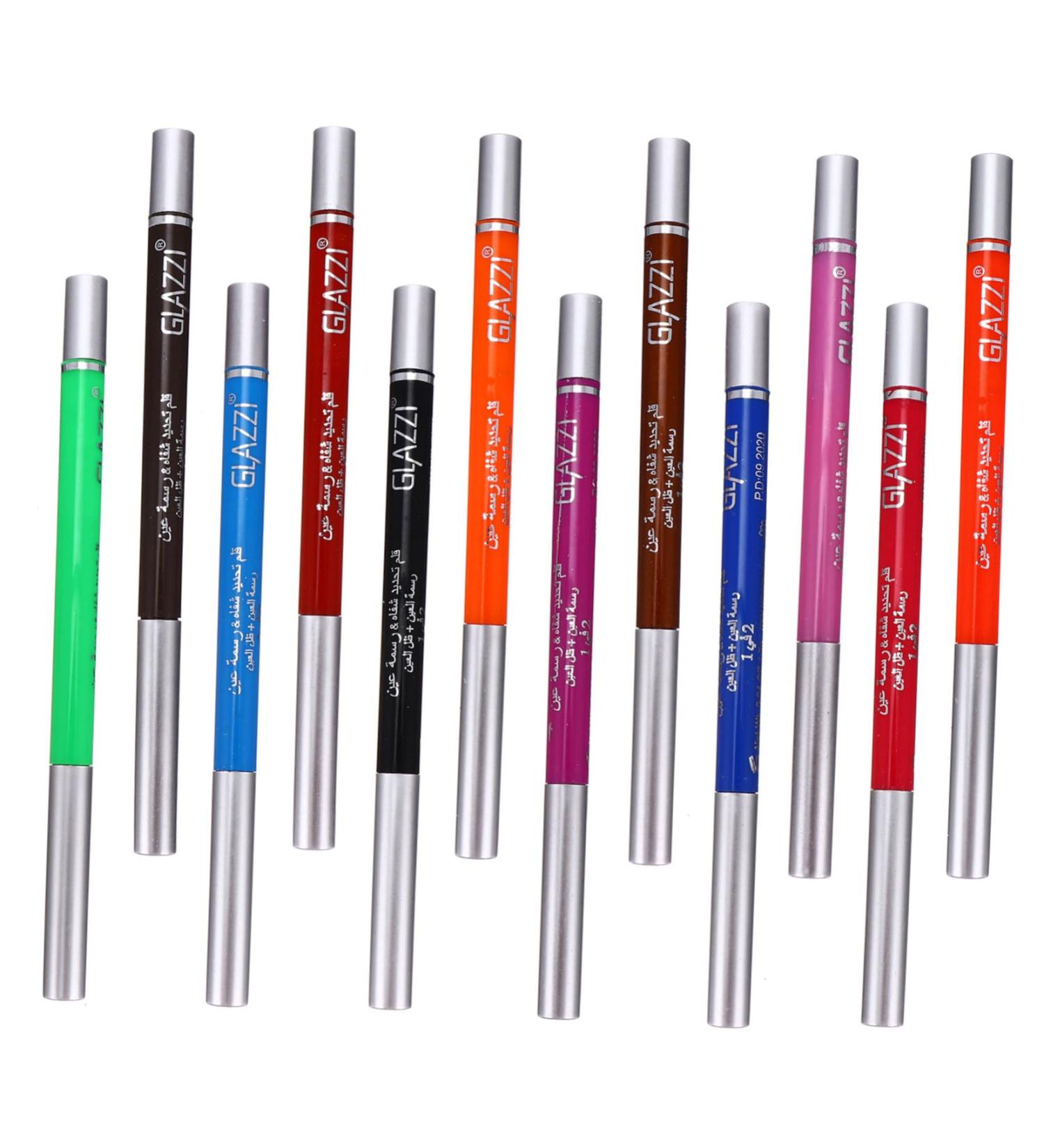 VINTORKY 12 Pcs 1 Set Shadow Set Red Eyeliner for Eyes Makeup Kit Plastic Colorful - Buy Online on GoSupps.com