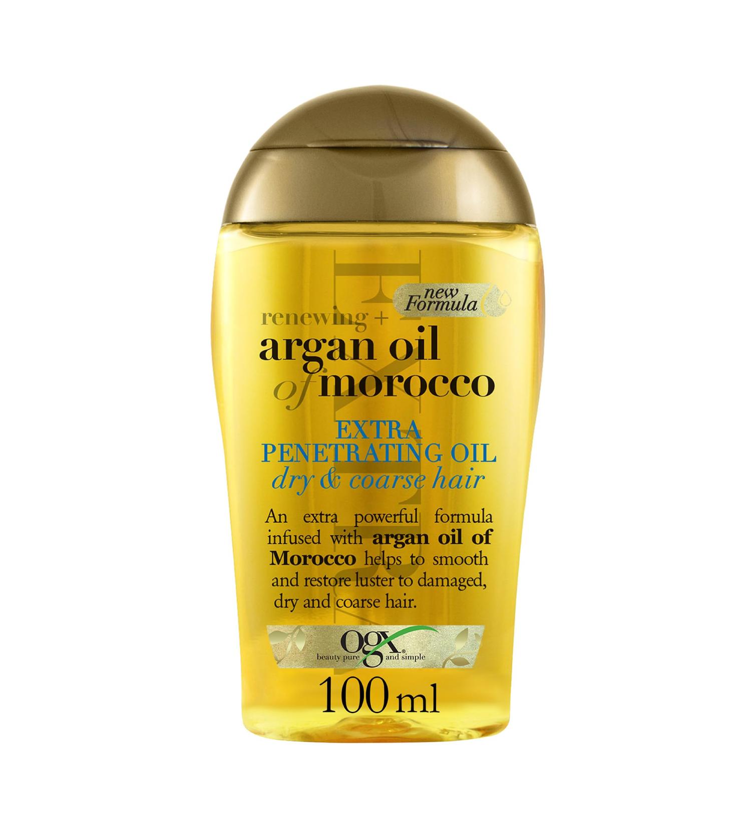 OGX Argan Oil of Morocco Extra Penetrating Hair Oil For Dry and Damaged Hair 100 ml - Buy Online on GoSupps.com