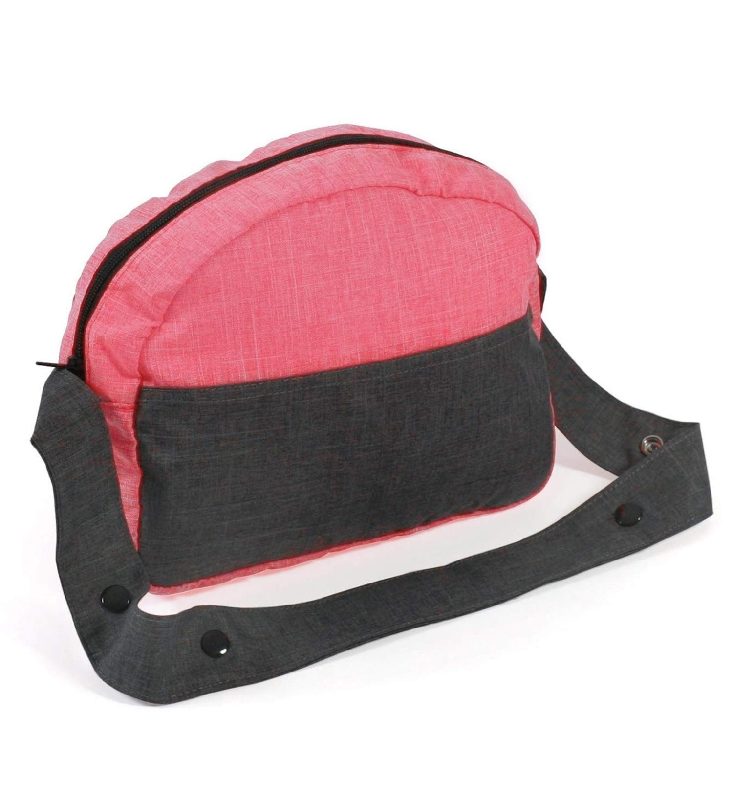 Bayer Chic 2000 853 41 Bayer Chic 2000 wrap pocket for dolls doll wrap bags doll accessories doll pocket melange anthracite pink