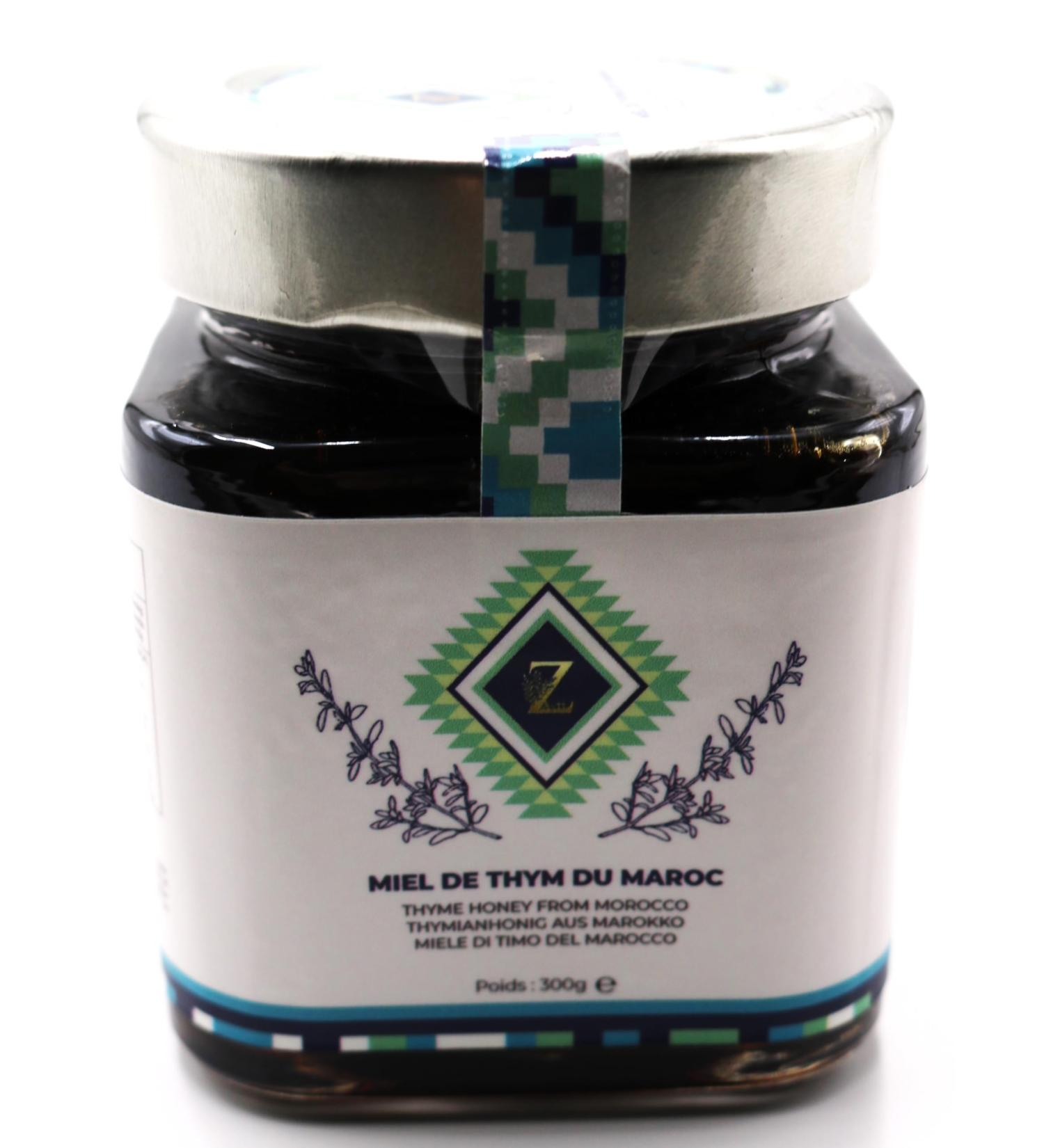 Real Premium Raw Moroccan Thyme Honey -300g 100% Pure - Collected In Morocco - Of The Finest Quality A Wide Variety Of Delicious Flavors. - Buy Online on GoSupps.com