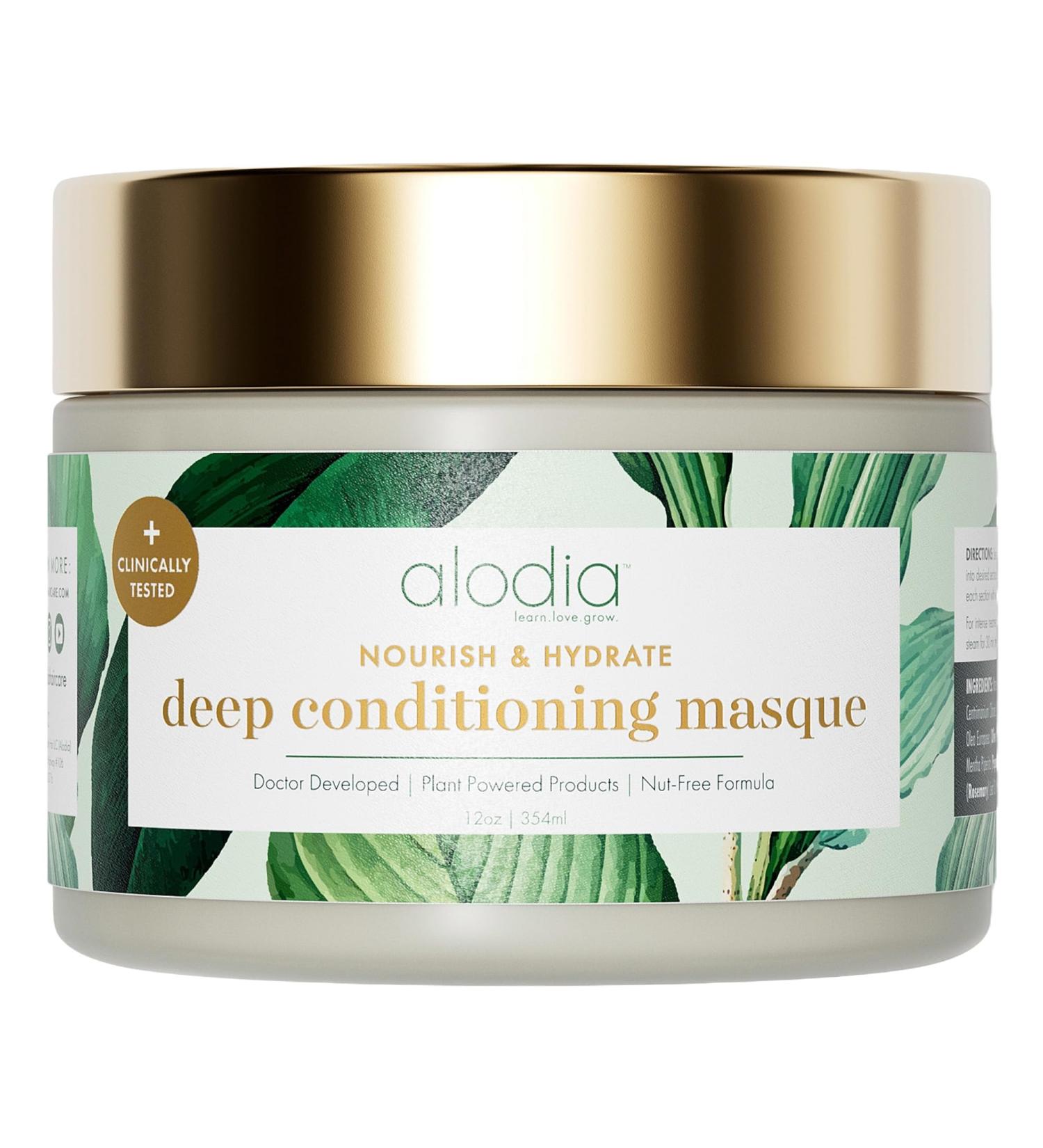 ALODIA Deep Conditioning Masque 12oz | Nourish & Hydrate Curly Hair with Avocado & Peppermint Oil | Scalp & Hair Health Hair Mask - International Shipping Available - Buy Online on GoSupps.com