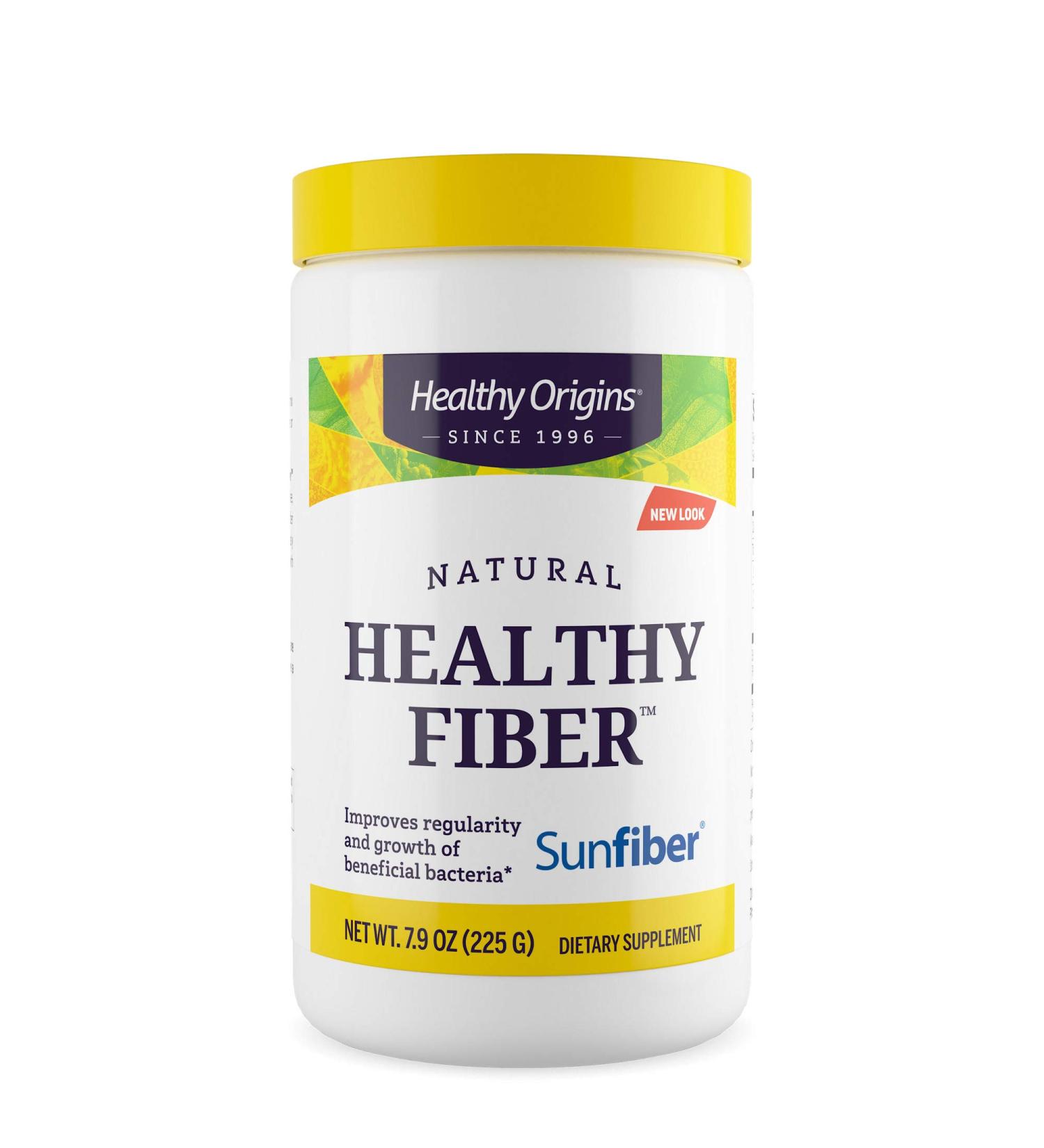 Healthy Origins Fiber All Natural Non-GMO 7.9 Ounce - Digestive Health Support - Buy Online on GoSupps.com