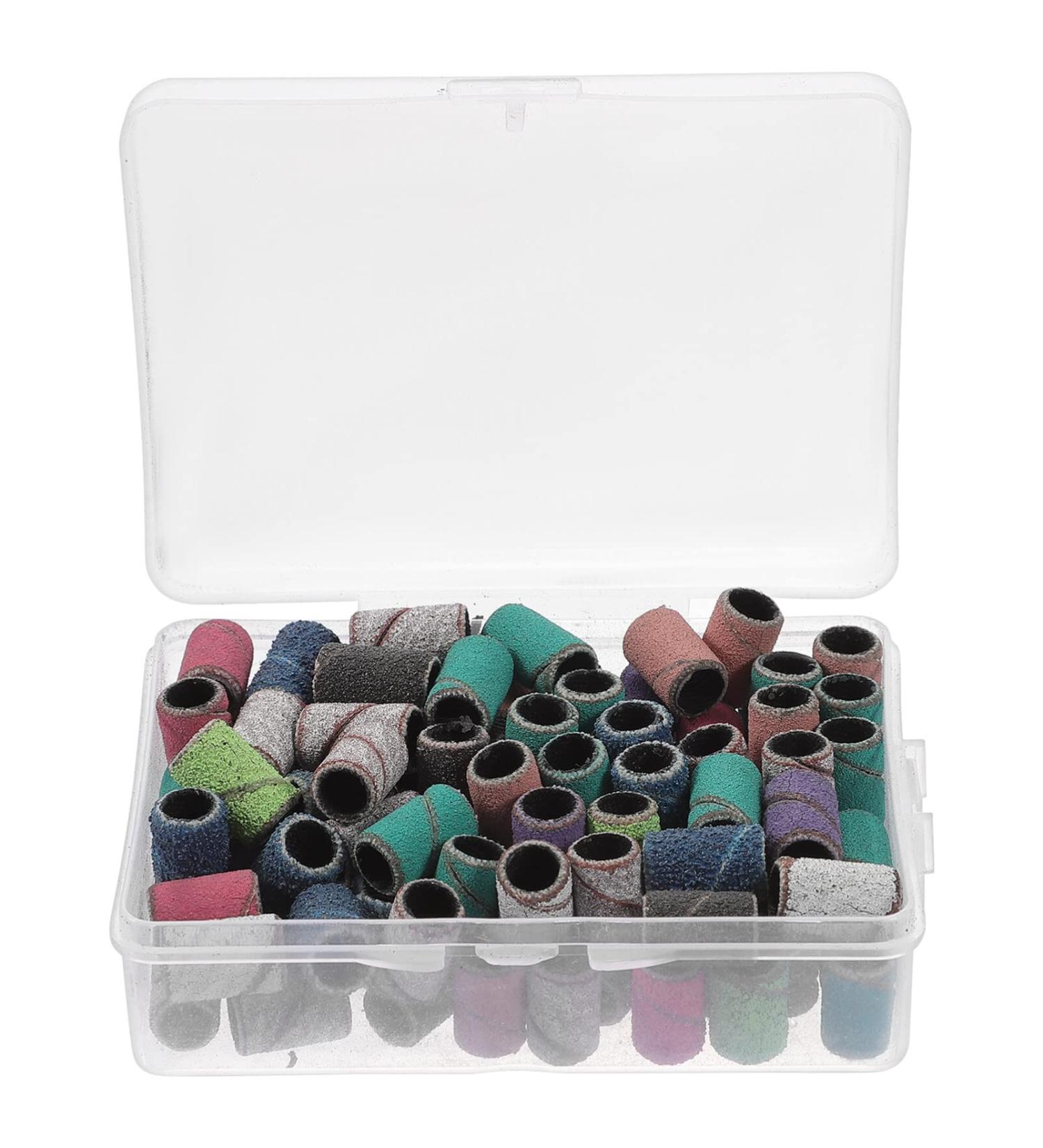 FOMIYES 1 Box Nail Polish Drill Nail File Kit Nail Polishing Kit Nail Drill Bits Sanding Band Nail Polishing Band Sanding Bands for Nail Gel Kit Manicure Sand Circle Sand Sheet - Buy Online on GoSupps.com