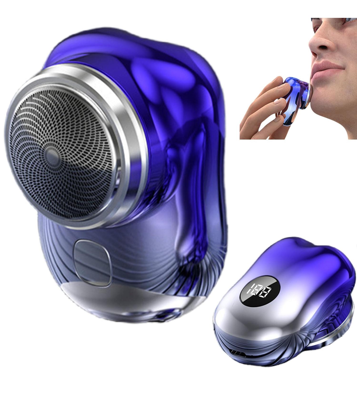 Mini Electric Shaver 2024 Upgrade Mini-Shave Portable Electric Shaver Powerful Storm Shaver Mini Travel Shaver for Men Shaving Face Beard (Blue) - Buy Online on GoSupps.com