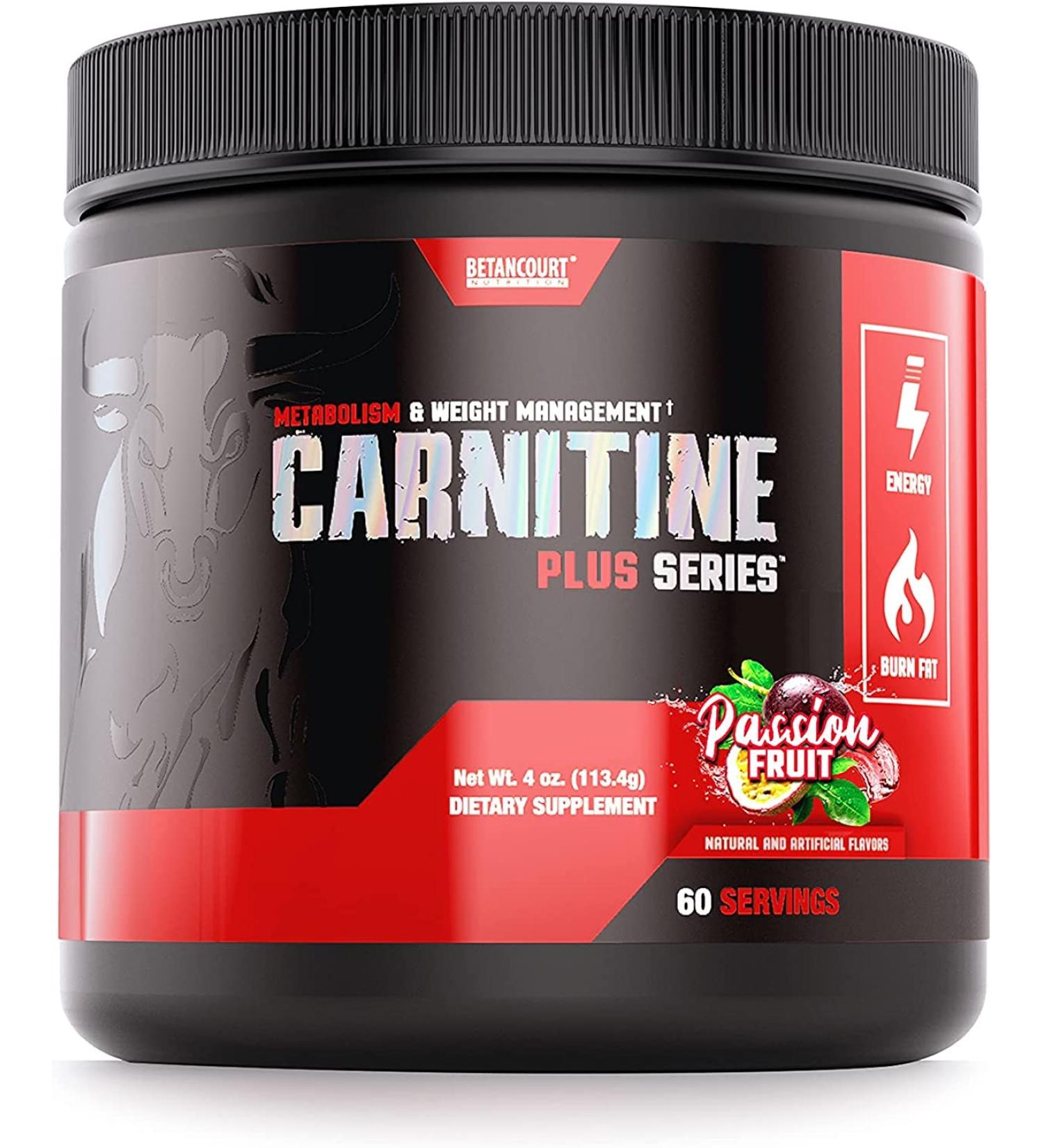Betancourt Nutrition Carnitine Plus Powder - 90g (60 Servings), Passion Fruit Flavor - Buy Online on GoSupps.com