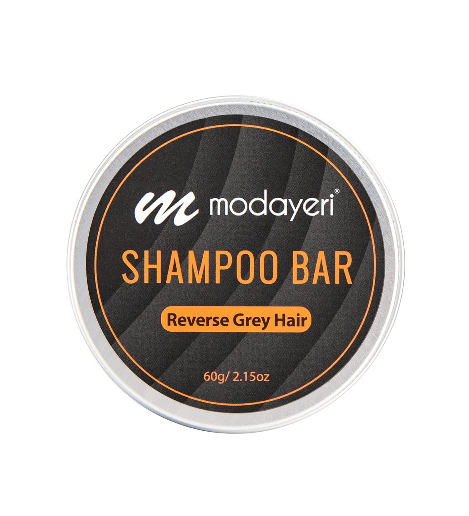 Reverse Grey Hair Bar Shampoo - Gray Hair Repair & Moisturizer with Hair Darkening Formula - 2.15 Oz - Buy Online on GoSupps.com