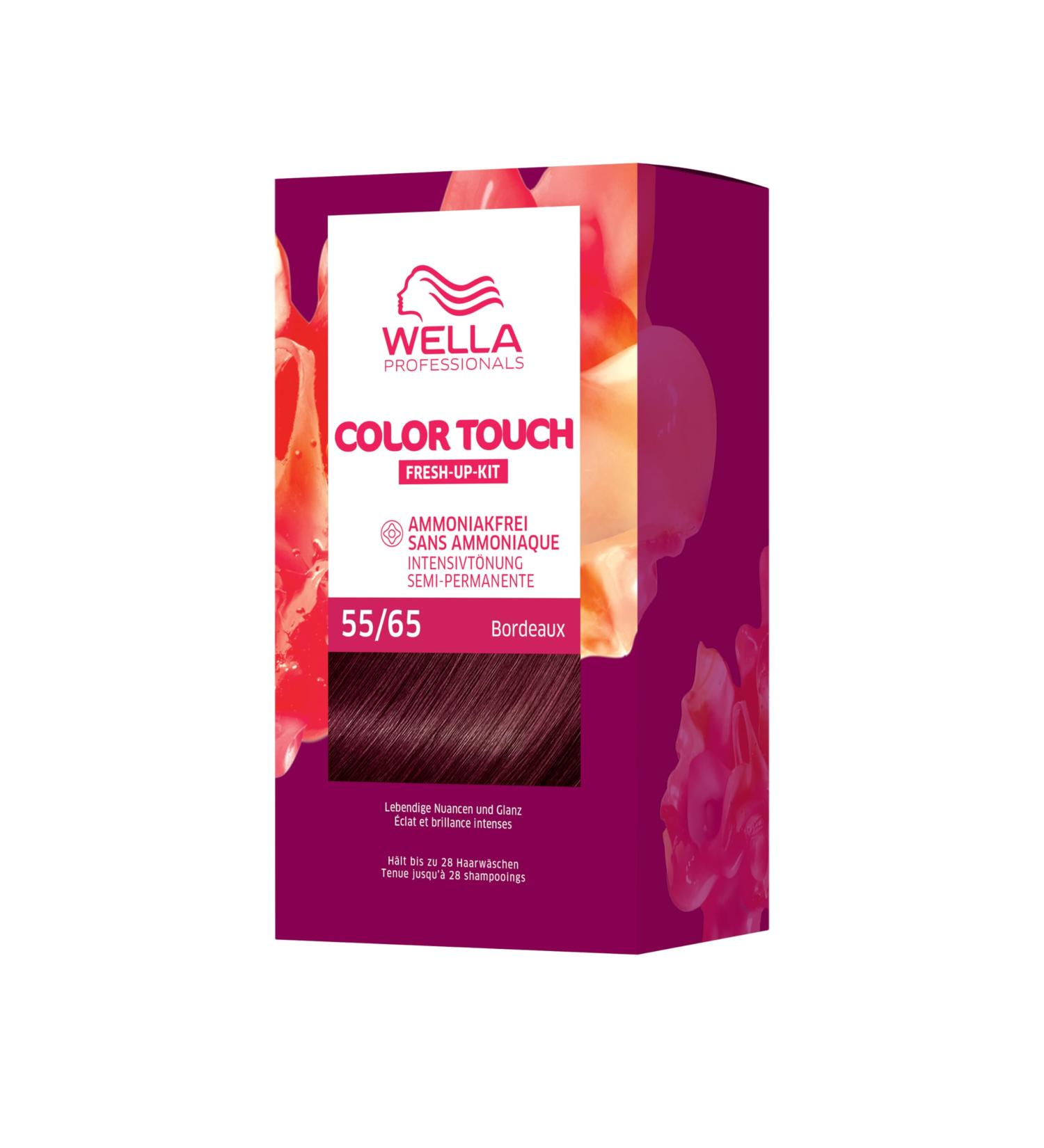 Color Touch Fresh-Up-Kit - Semi-permanent coloring kit 55/65 Light Intense Violet Mahogany Brown - Light Chestnut Violine Intense Mahogany - Buy Online on GoSupps.com