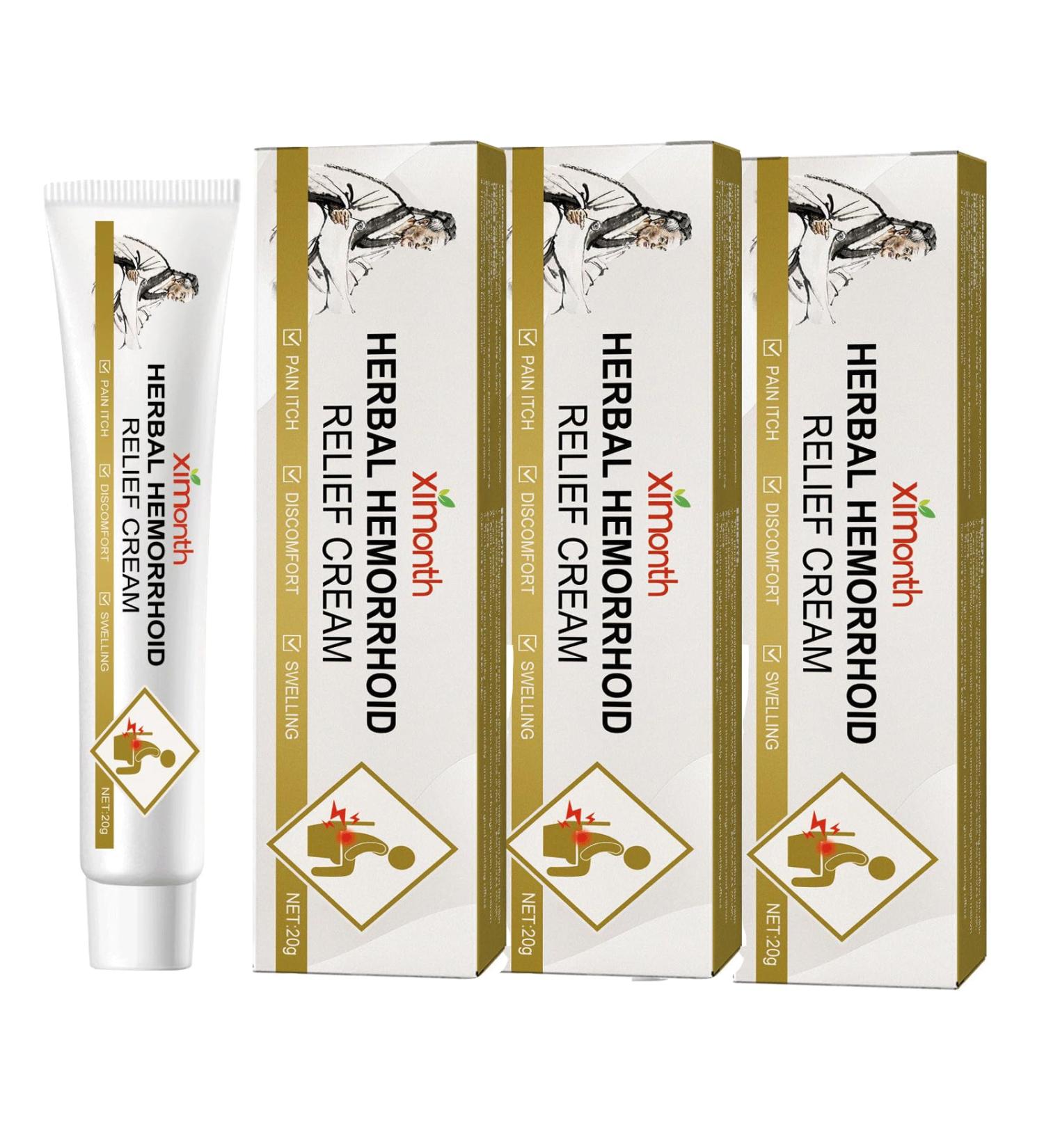 Chinese Hemorrhoid Cream Medalisk Hemorrhoid Cream Relieve Itching and Swelling Around The Anus to Break Hemorrhoids Inside and Outside Mixed Meat Ball Sores Apply Anal Relief Cream (3PC) - Buy Online on GoSupps.com