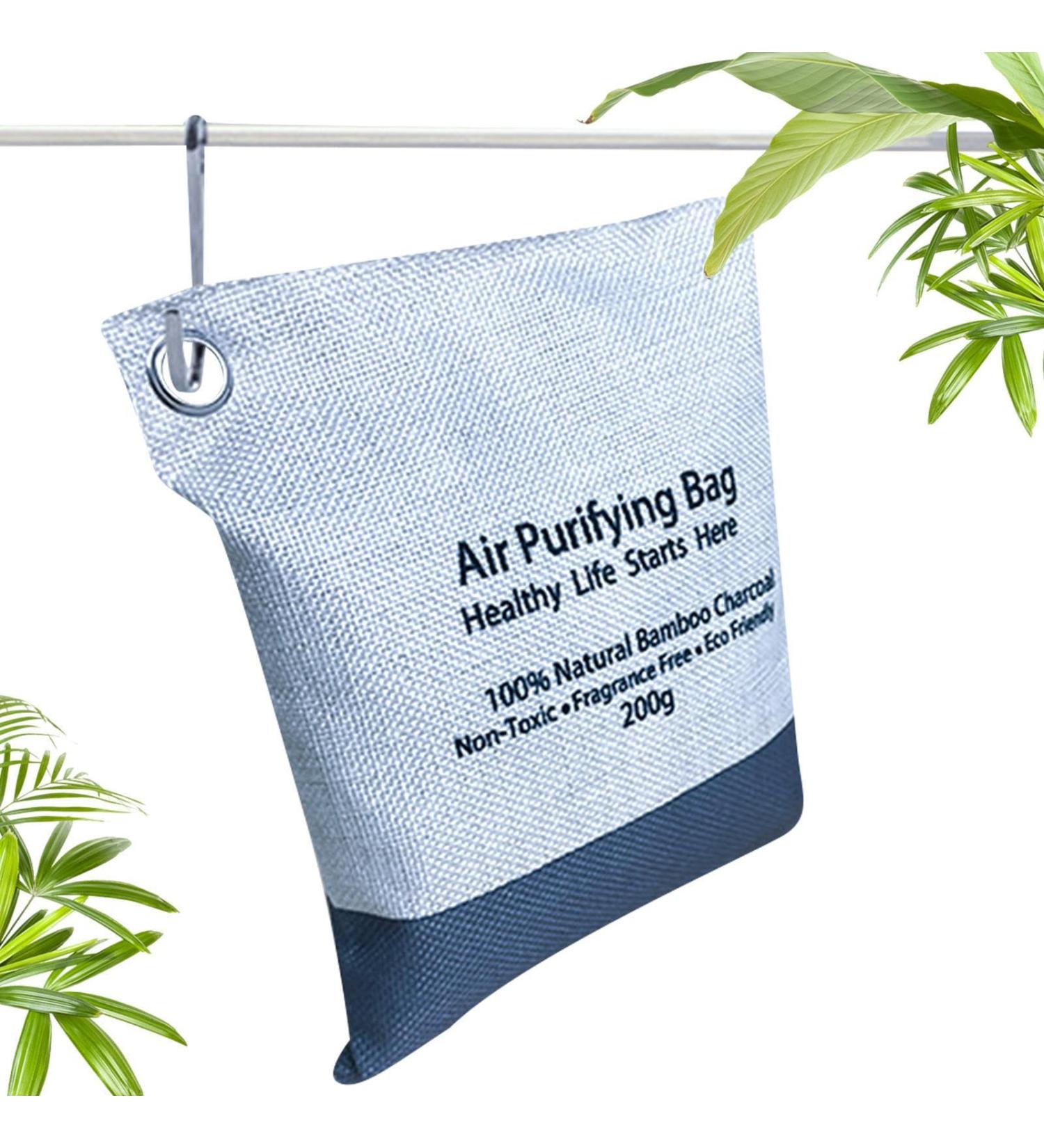 Teksome Charcoal Air Purification Bags - Natural Odor Absorbers for Home Car & Living Room - Effective Air Freshener Accessories - Buy Online on GoSupps.com