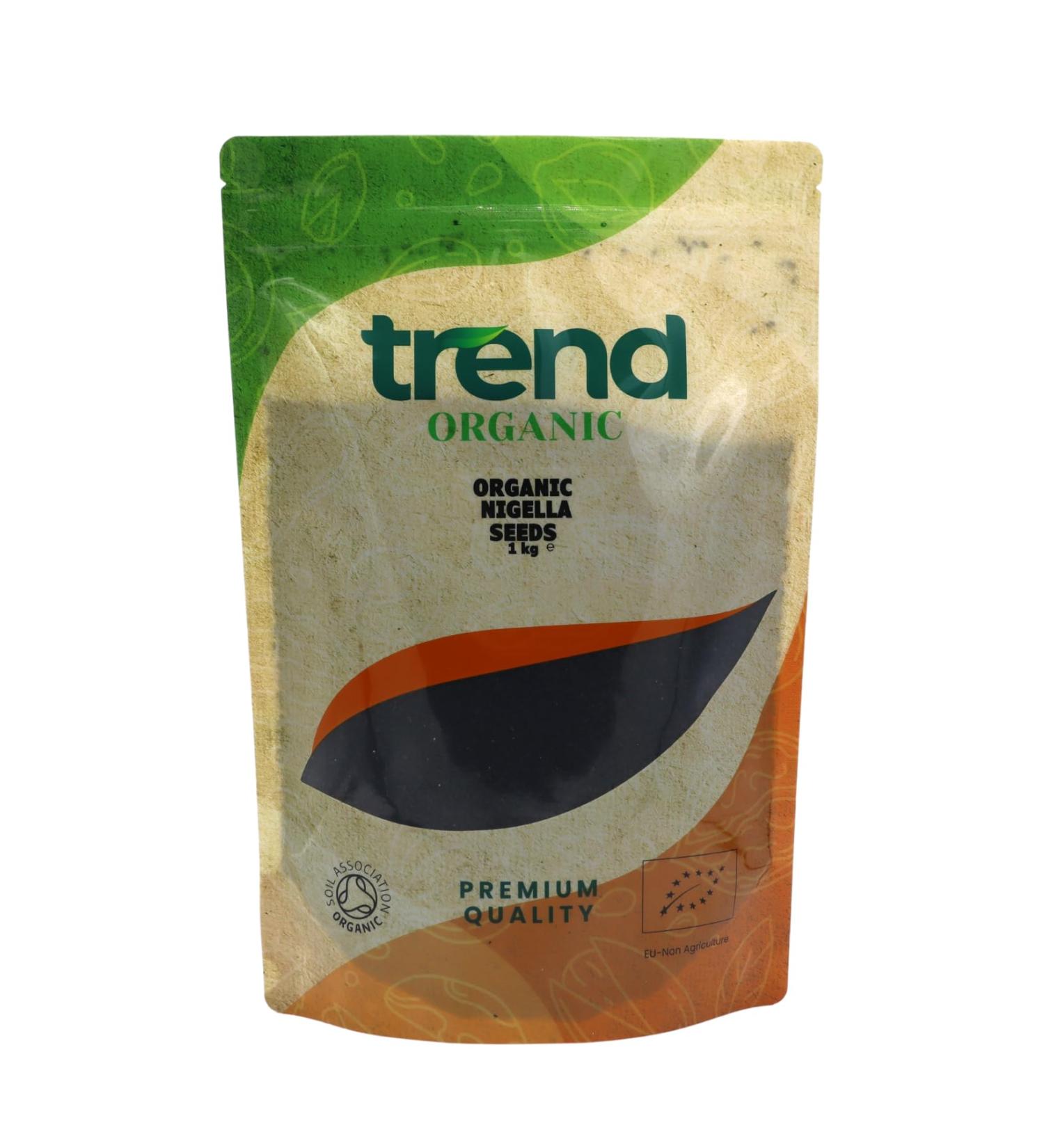 Trend Organic Nigella Seeds Perfect for a Wholesome Breakfast Vegan Certified Organic GMO-Free Mo Additives No Preservatives 1kg 1.00 kg (Pack of 1) - Buy Online on GoSupps.com