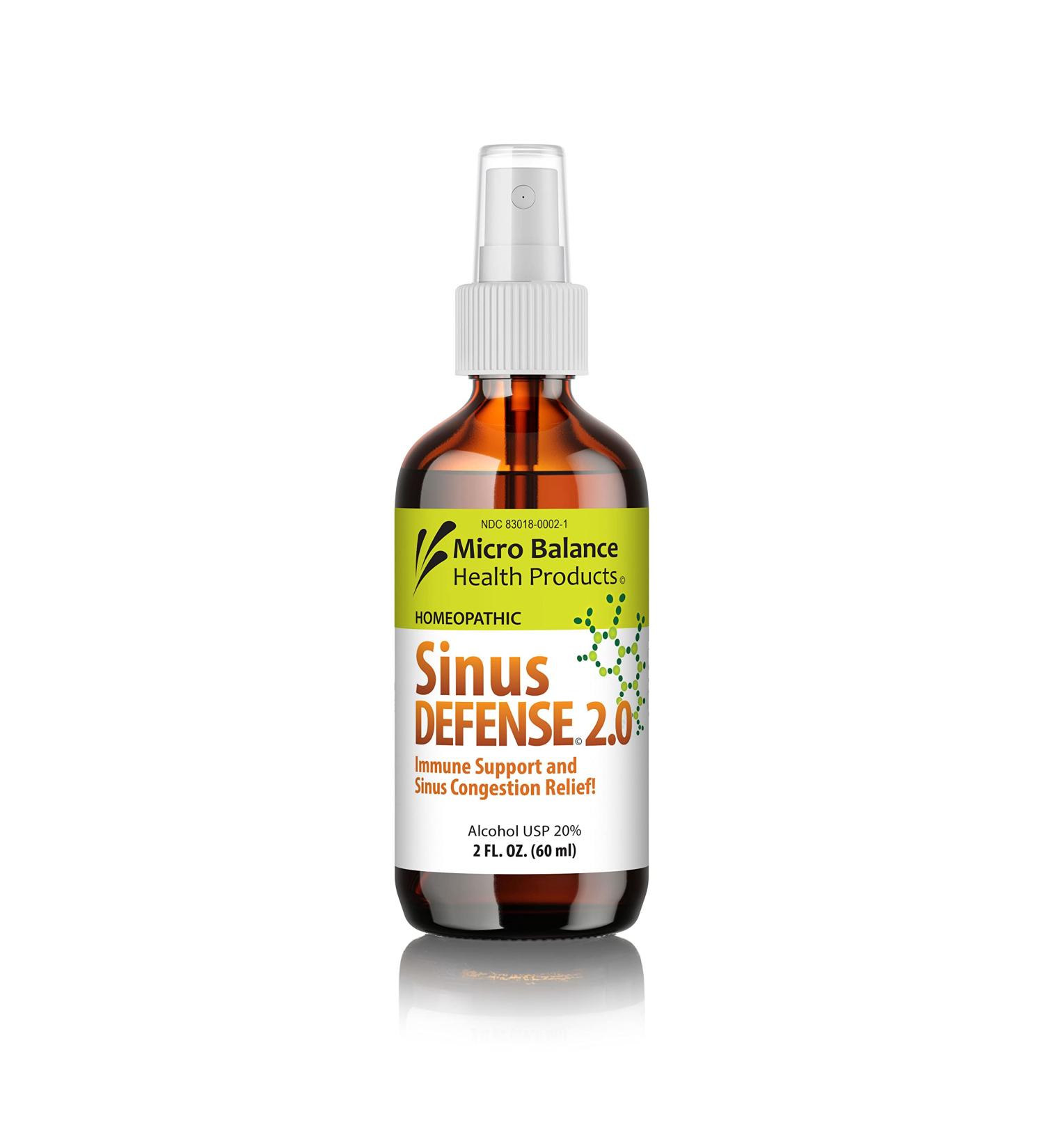Sinus Defense 2.0 Homeopathic Sublingual Spray - Natural Immune Support for Sinusitis Co-Infections | 2 fl oz - Buy Online on GoSupps.com