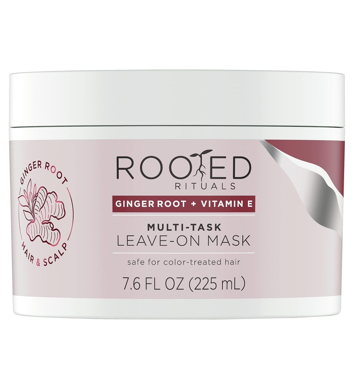 Rooted Rituals Ginger Root & Vitamin E Leave-On Mask | Scalp & Hair Health - 7.6 fl oz | International Shipping - Buy Online on GoSupps.com