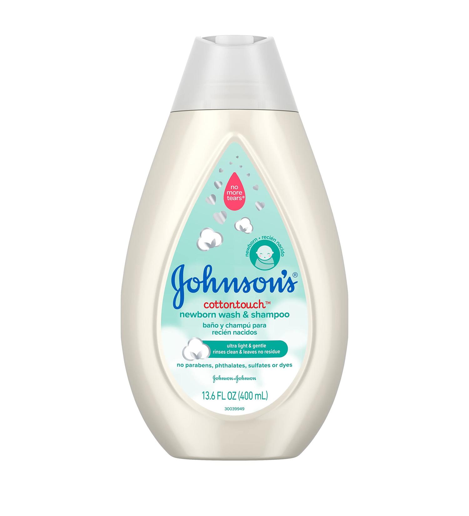 Johnson's Baby CottonTouch Newborn Body Wash & Shampoo - Gentle, Tear-Free, Sulfate & Paraben-Free - 13.6 Fl Oz - Buy Online on GoSupps.com