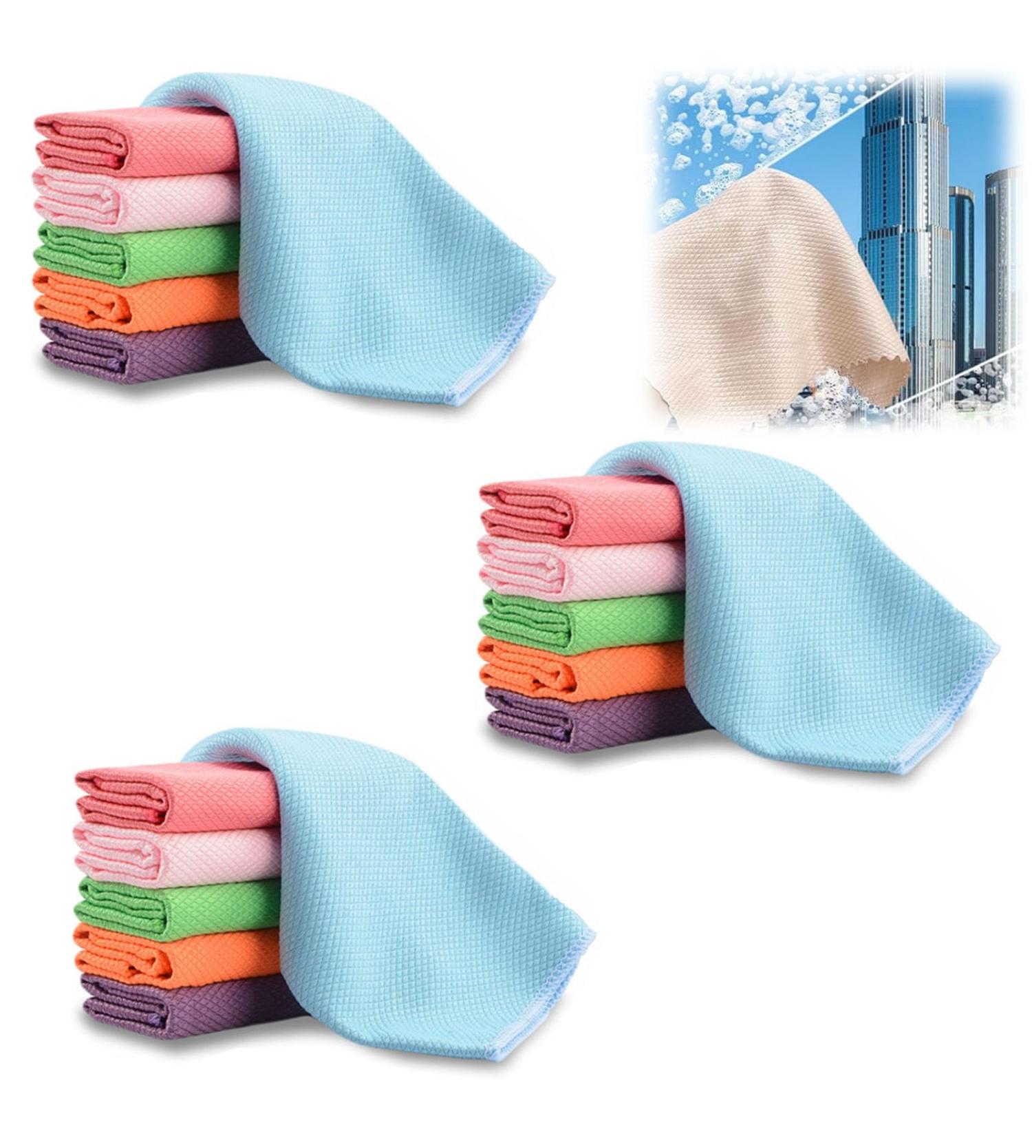 Probablei Streak-Free Miracle Cleaning Cloths - Reusable 2024 New Nano Streak Free Miracle Cleaning Cloths Probable Cleaning Cloth Fish-Scale Streak Free Glass Cleaning Cloth (15pcs) - Buy Online on GoSupps.com