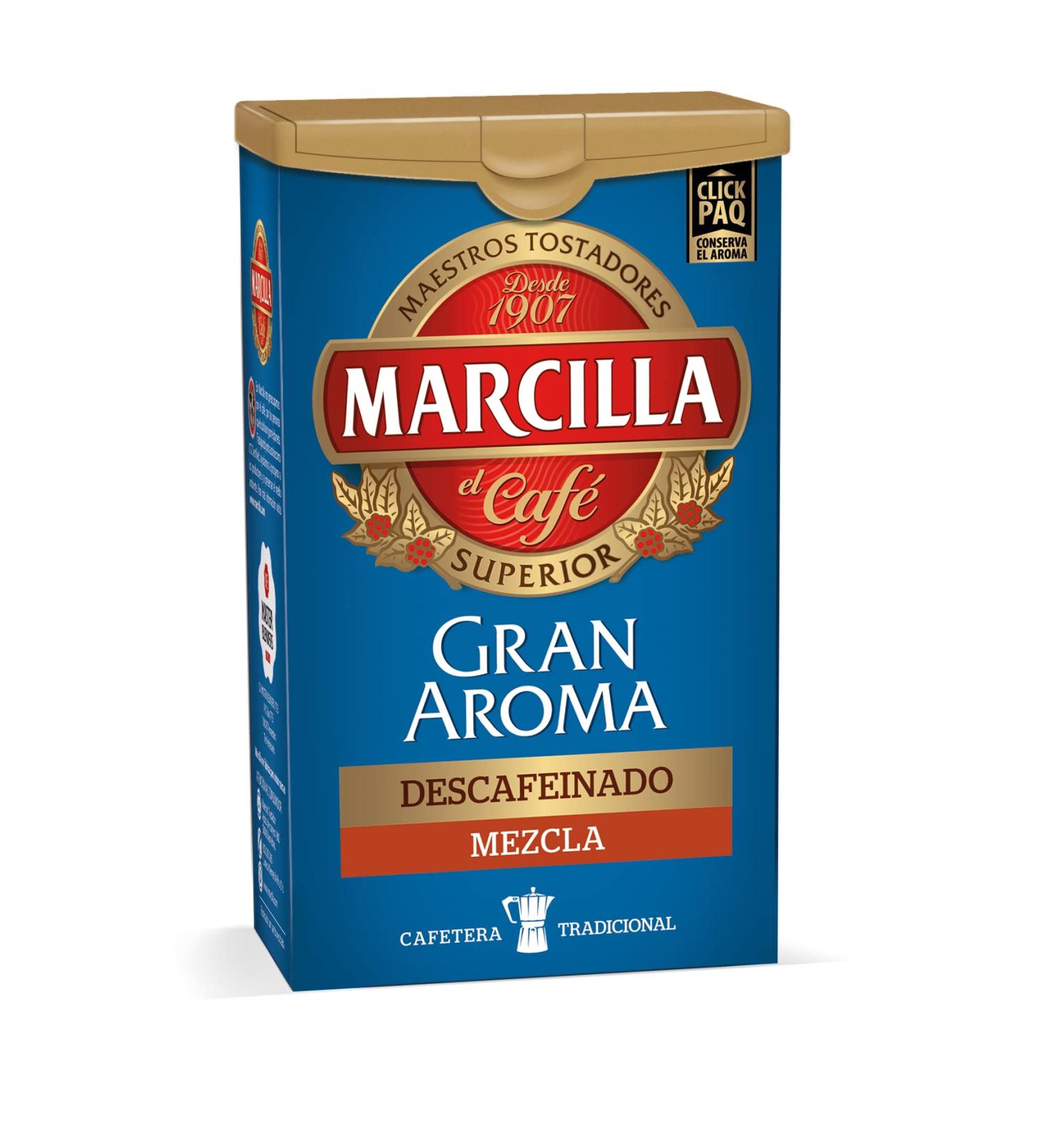 Marcilla Marcilla 950116 - Intense Ground Coffee "Decaffeinated Blend" 200g