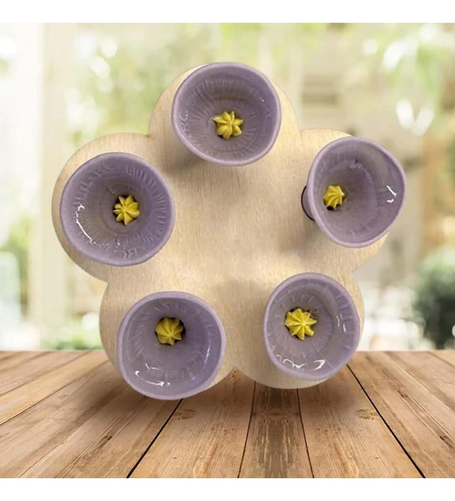Colorful Bee Insect Drinking Cup Bee Insect Drinking Cup Thirsty Pollinators Need a Drink Bee Cups for Thirsty Bees Garden Bees Need Safe Places to Drink for Garden Decor (Purple  - Buy Online on GoSupps.com
