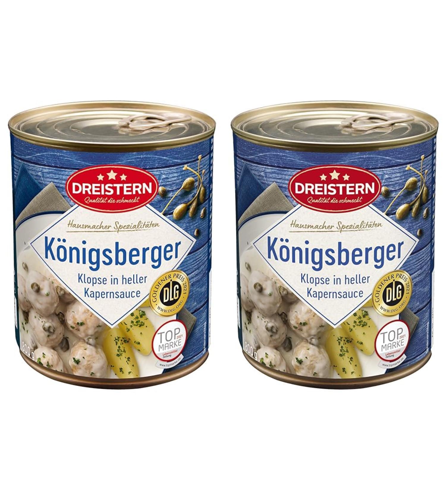 Buy DREISTERN K nigsberger Klopse - 800g Pack of 2 | Authentic German Cuisine for International Shipping - Buy Online on GoSupps.com