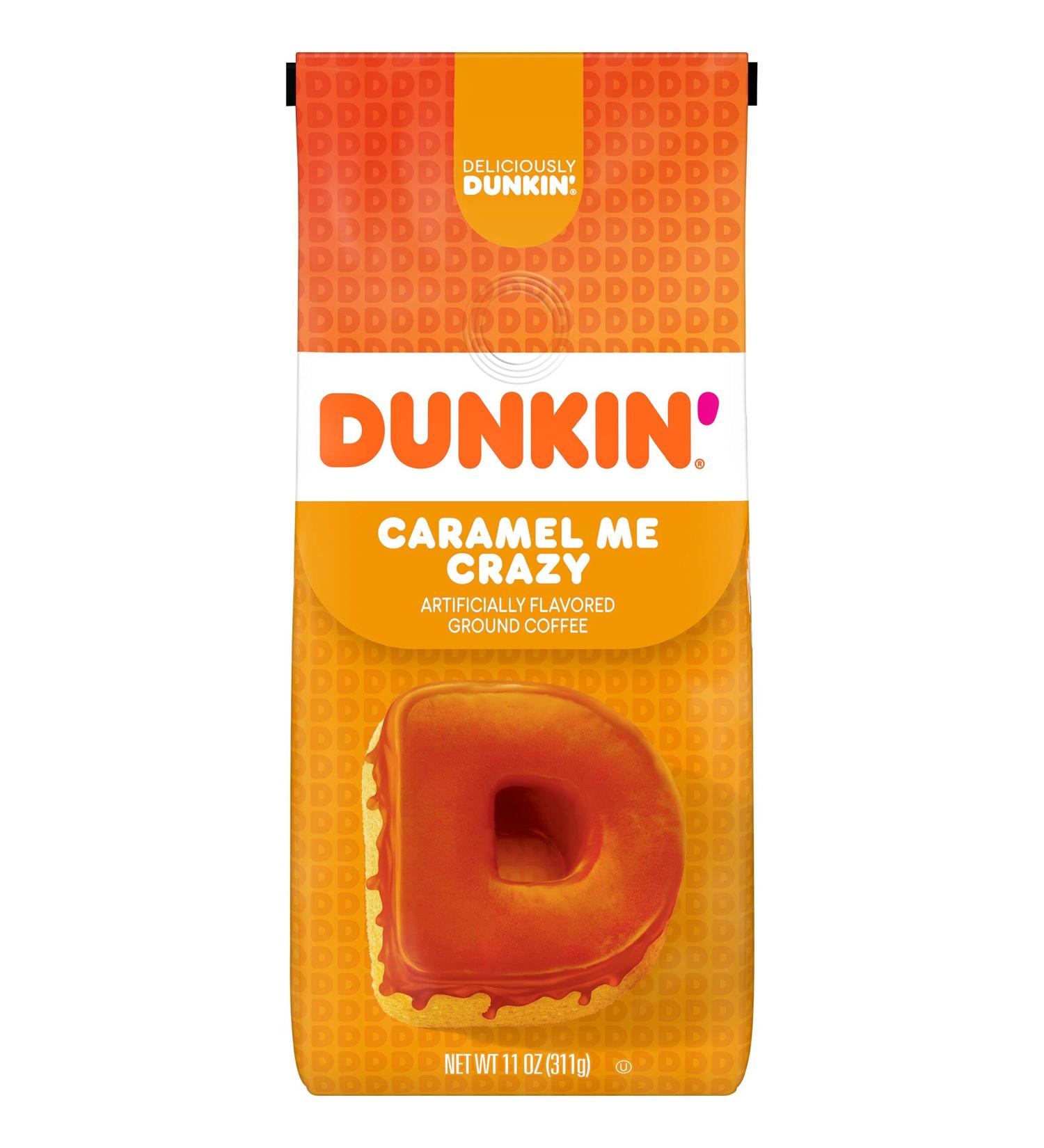 Dunkin' Donuts Bakery Series Ground Coffee Caramel Cake 11 oz Caramel 311.8 g (Lot de 1) - Buy Online on GoSupps.com