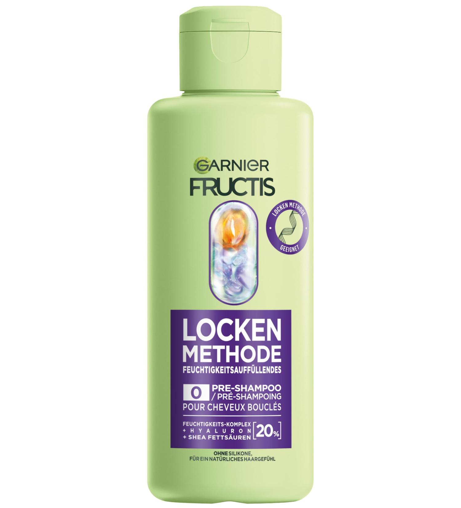 Garnier Hydrating Pre-Shampoo for All Curl Types - Repairs & Revitalizes - With Hyaluronic Acid & Shea Fatty Acids - Vegan - Silicone Free - Fructis Curl Method - 1
