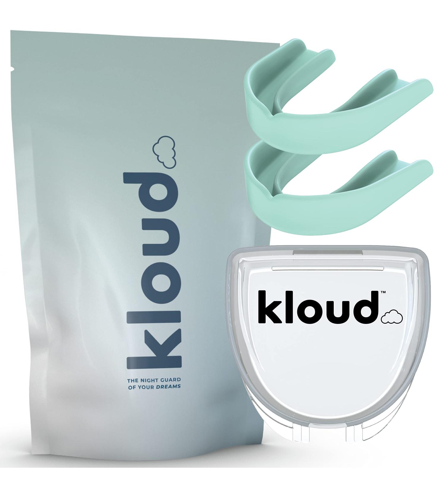 Kloud Night Guard 2 Pack - Custom Moldable Dental Mouth Guard for Teeth Clenching and Grinding - Mint Flavor - Buy Online on GoSupps.com