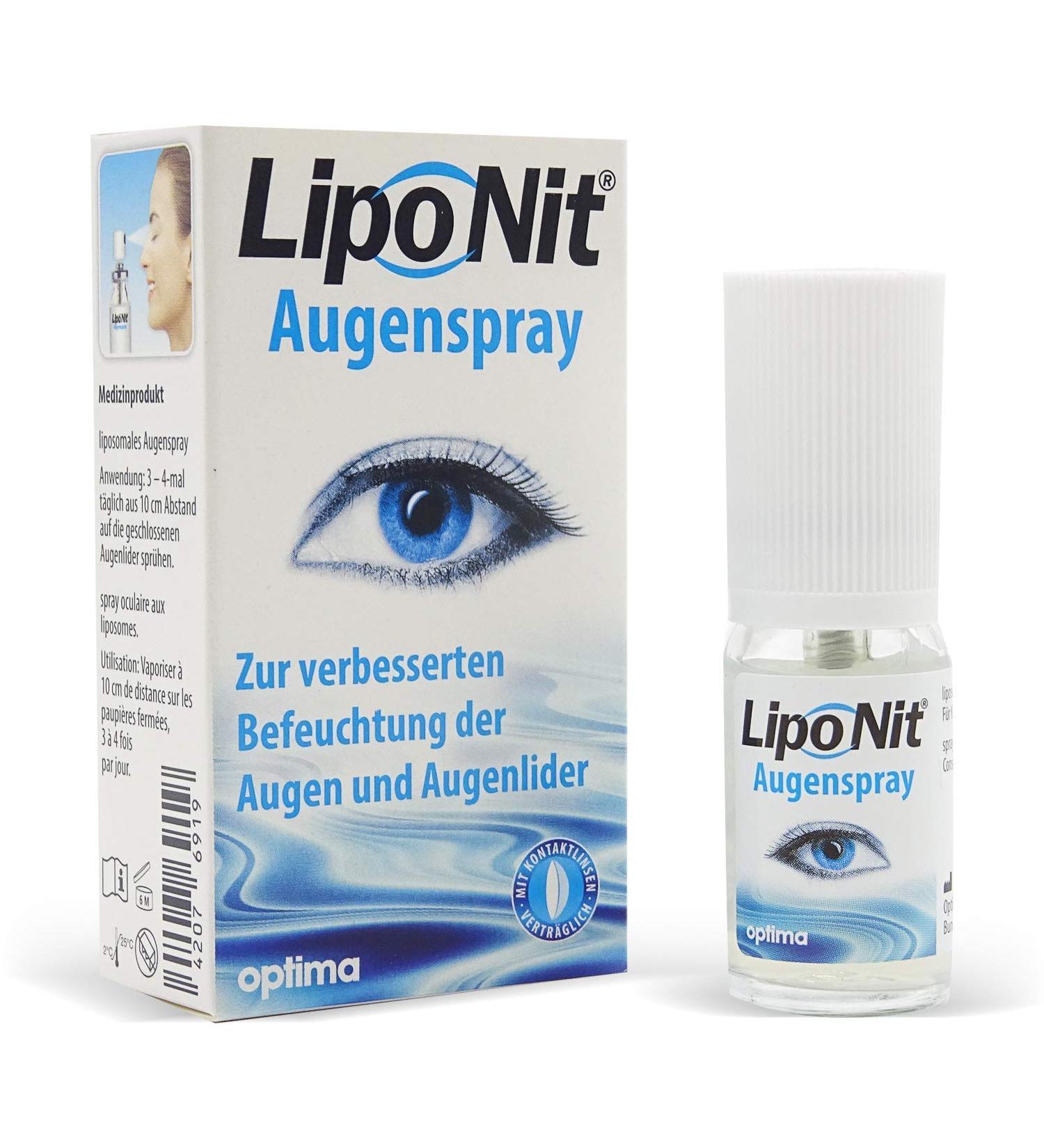 Lipo Nit Original Eye Spray 10ml - Revitalize Your Eyes | Fast International Shipping - Buy Online on GoSupps.com