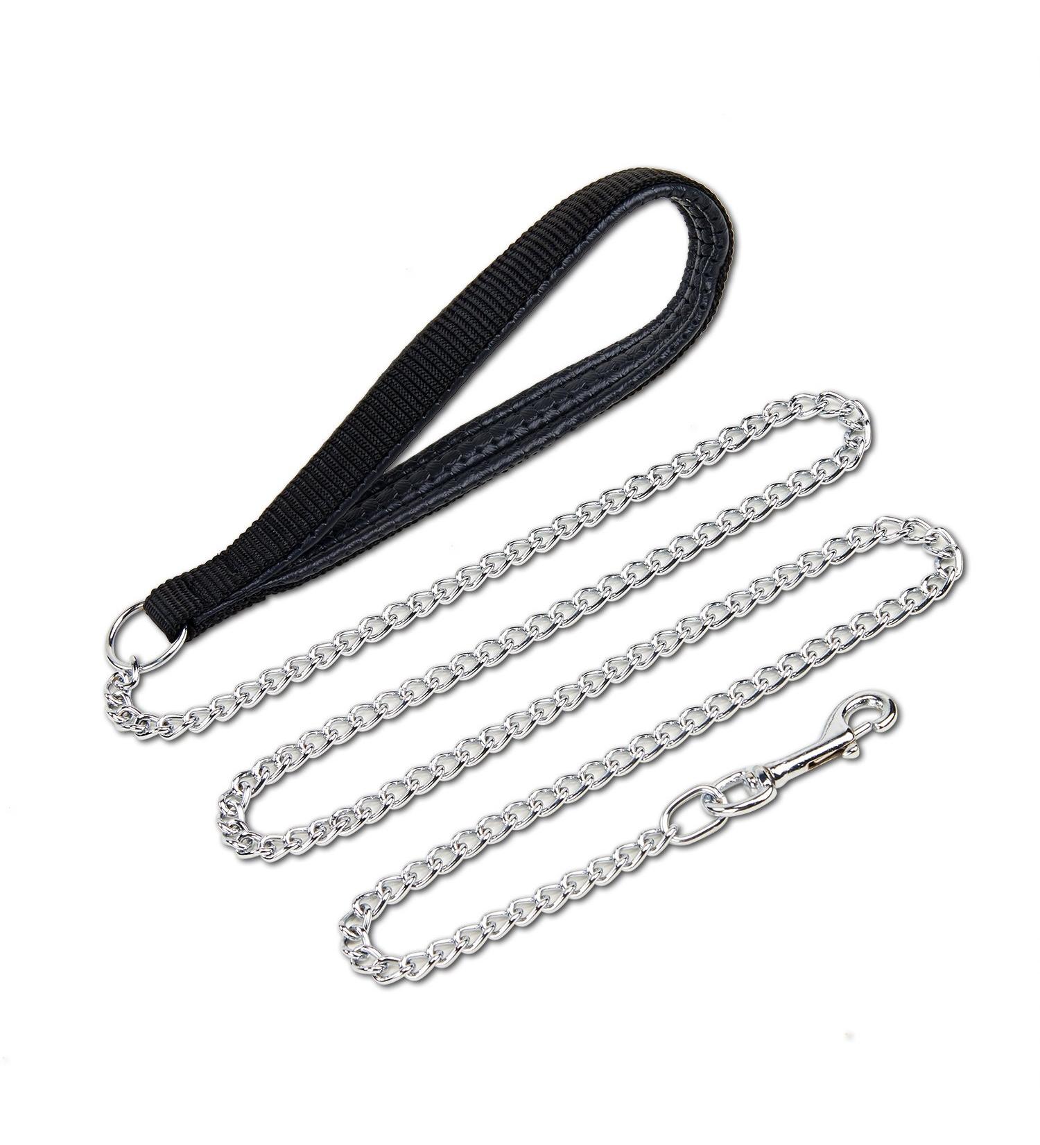 PETTOM Dog Leash Chain - Bite-Resistant Training Leash for Large & Small Dogs (Under 50kg) - Durable Black Quality - Buy Online on GoSupps.com