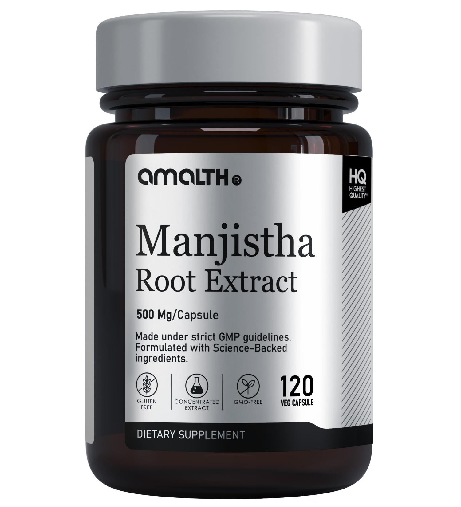 AMALTH Manjistha Capsules 120 Count 2 Month Supply