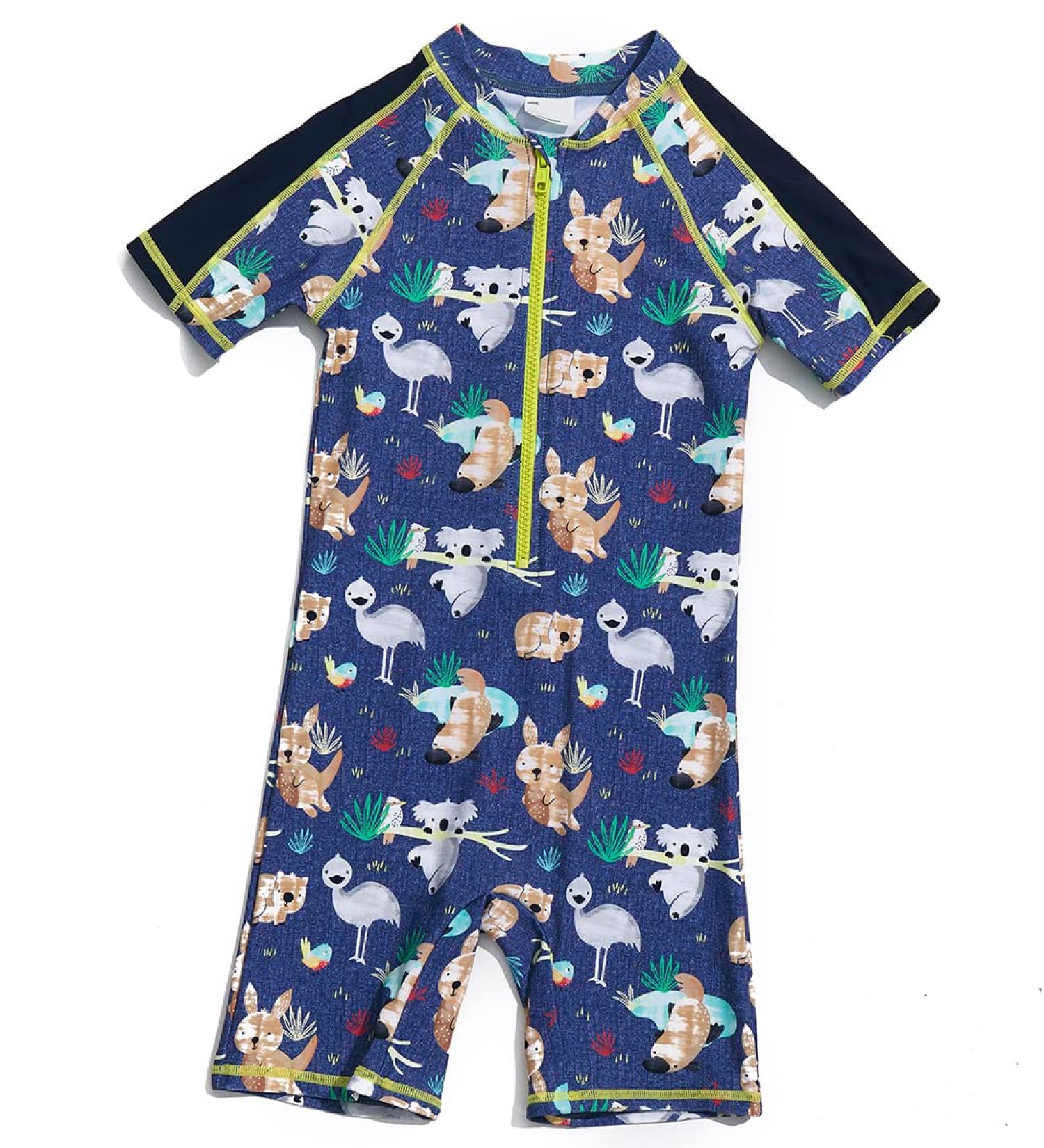 BONVERANO Baby Boy UV Protection Swimsuit with Zip Closure - Koala Print | 3 Months - Buy Online on GoSupps.com
