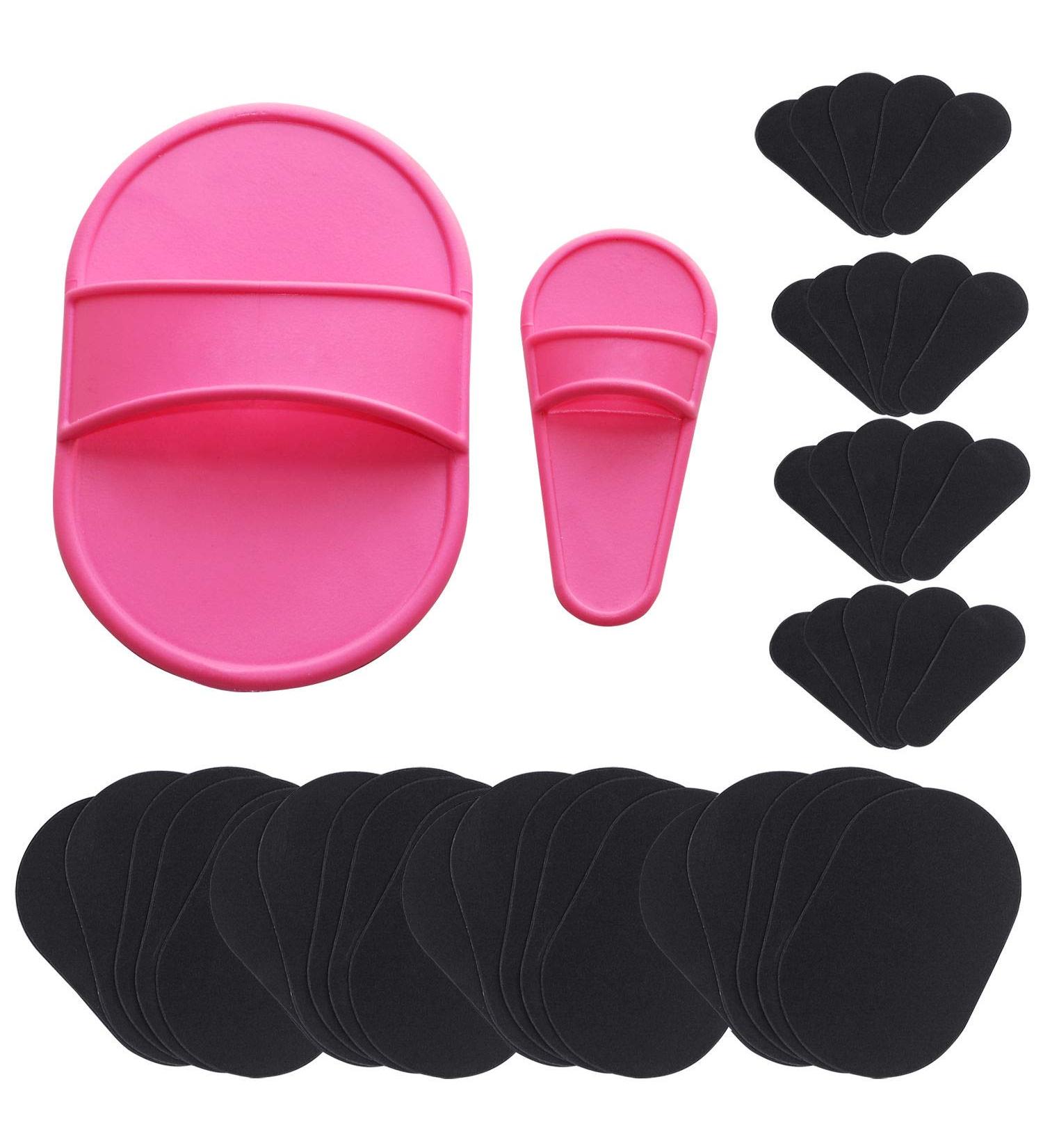 Accessotech 40x Exfoliating Hair Removal Pad Set - Smooth Away Legs, Arms, and Face - Skin-friendly Pads - Hair Remover - Buy Online on GoSupps.com