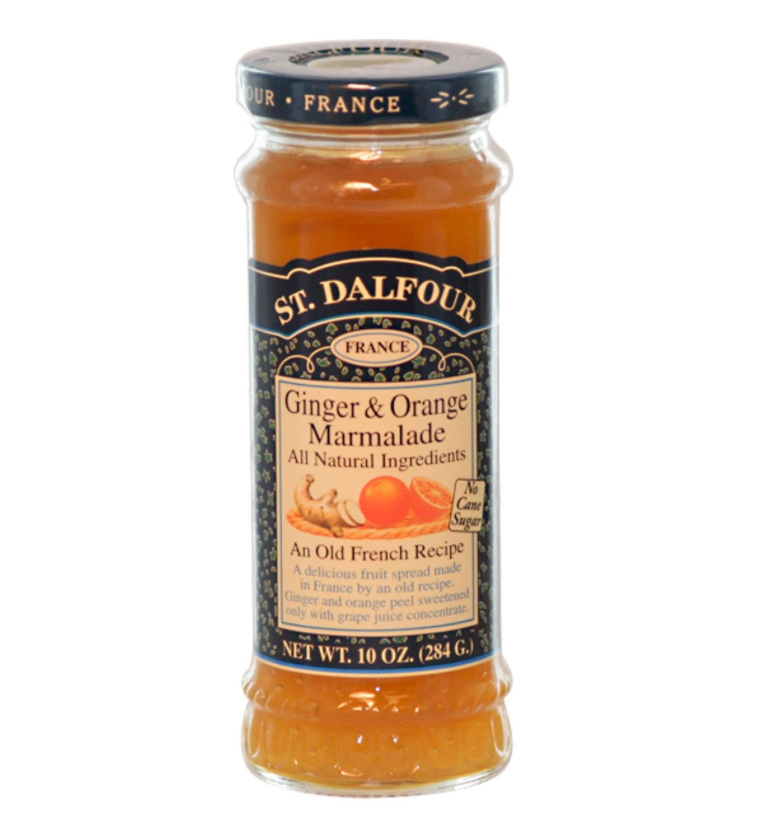 St. Dalfour, Ginger & Orange Marmalade, Fruit Spread, 10 oz (284 g) - 2pcs