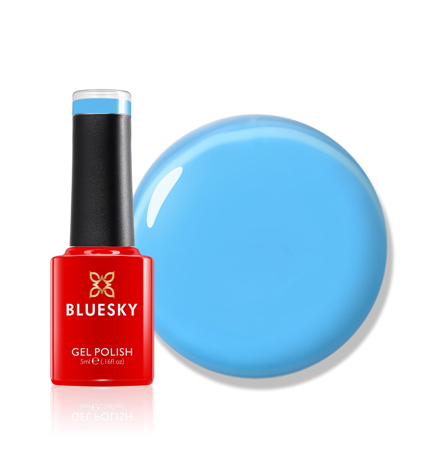 BlueSky Gel Nail Polish Pastel Dreams Blue - LPD22 | Long Lasting Chip Resistant Formula | 5ml - Buy Online on GoSupps.com