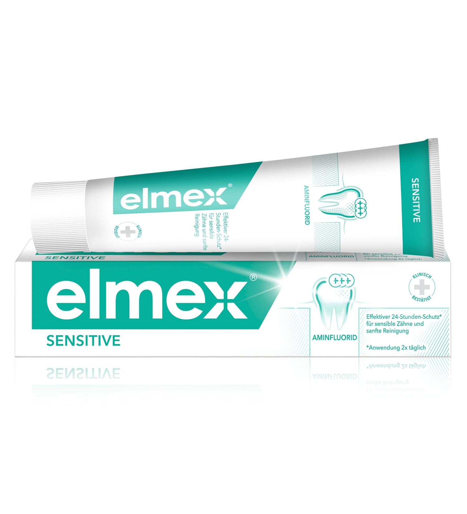 Elmex Sensitive Toothpaste 75ml - Gentle Care for Pain-Sensitive Teeth | Clinically Proven Protection Against Cavities - Buy Online on GoSupps.com