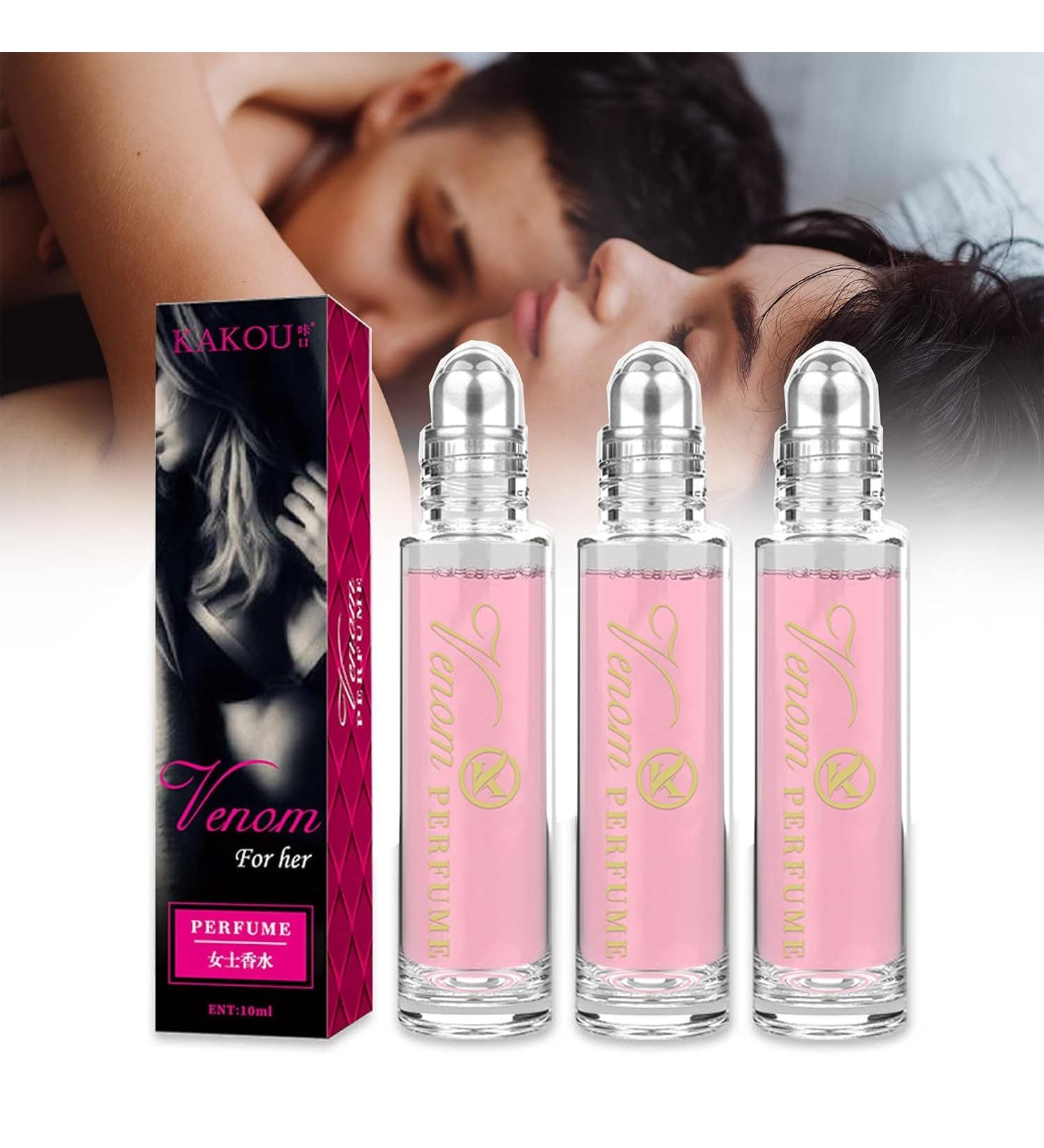 Perfume for Men Valentine's Day Sale Rose Perfume Oil Pheromone Perfume for Men Roll on Perfume Oil Portable Perfume for Male (3 Pcs-B) - Buy Online on GoSupps.com