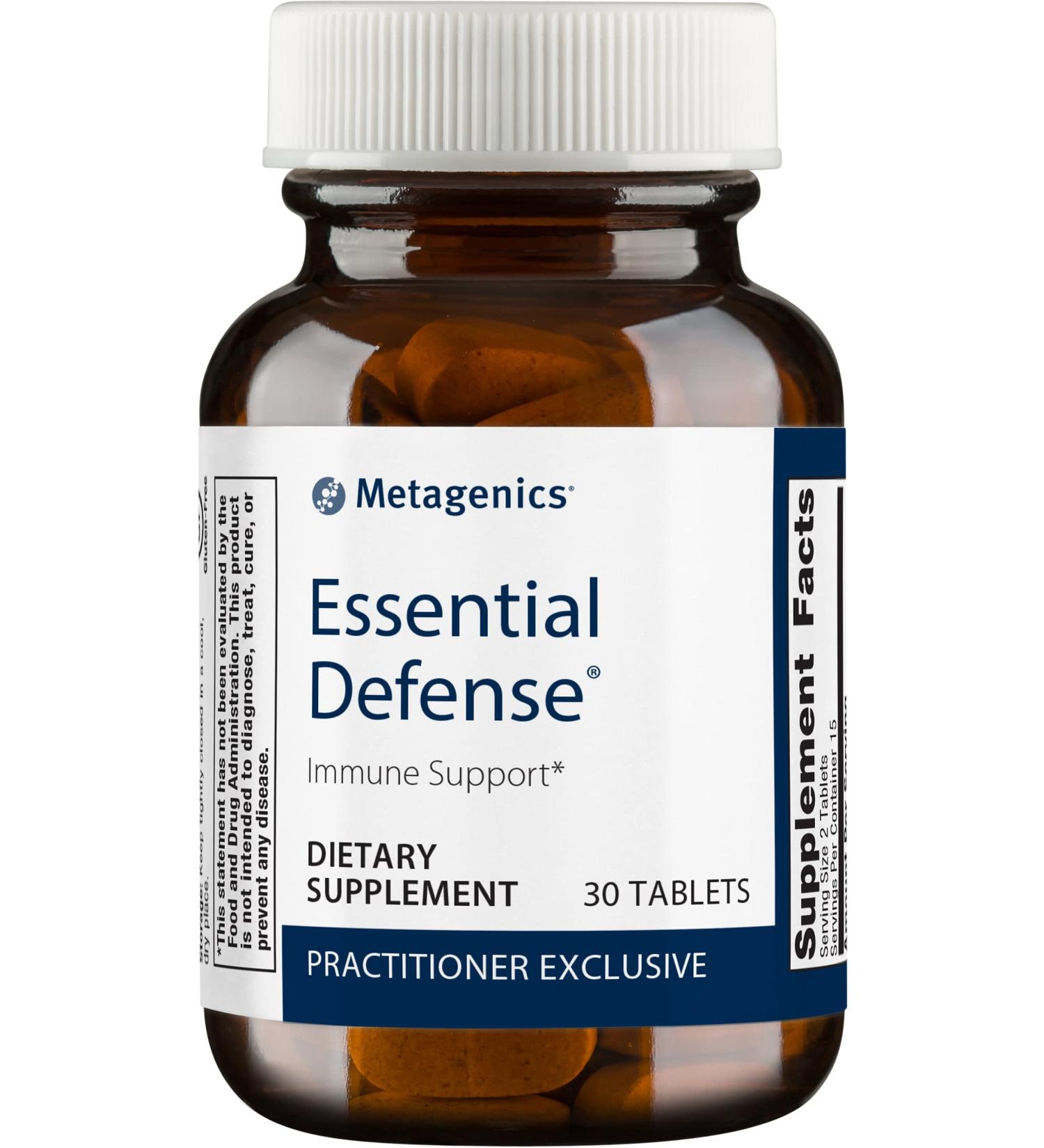 Metagenics Essential Defense 30ct - Immune Support Supplement - Buy Online on GoSupps.com
