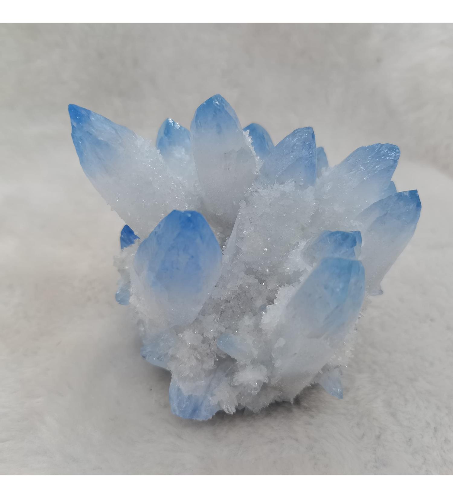 Natural Crystal Rough 1pc Natural Blue Crystals Quartz Cluster Freeform Reiki Stones Room Home Office Aquarium Decoration Accessories Gemstone Lucky Stone Ornaments (Size : 600-700g) - Buy Online on GoSupps.com