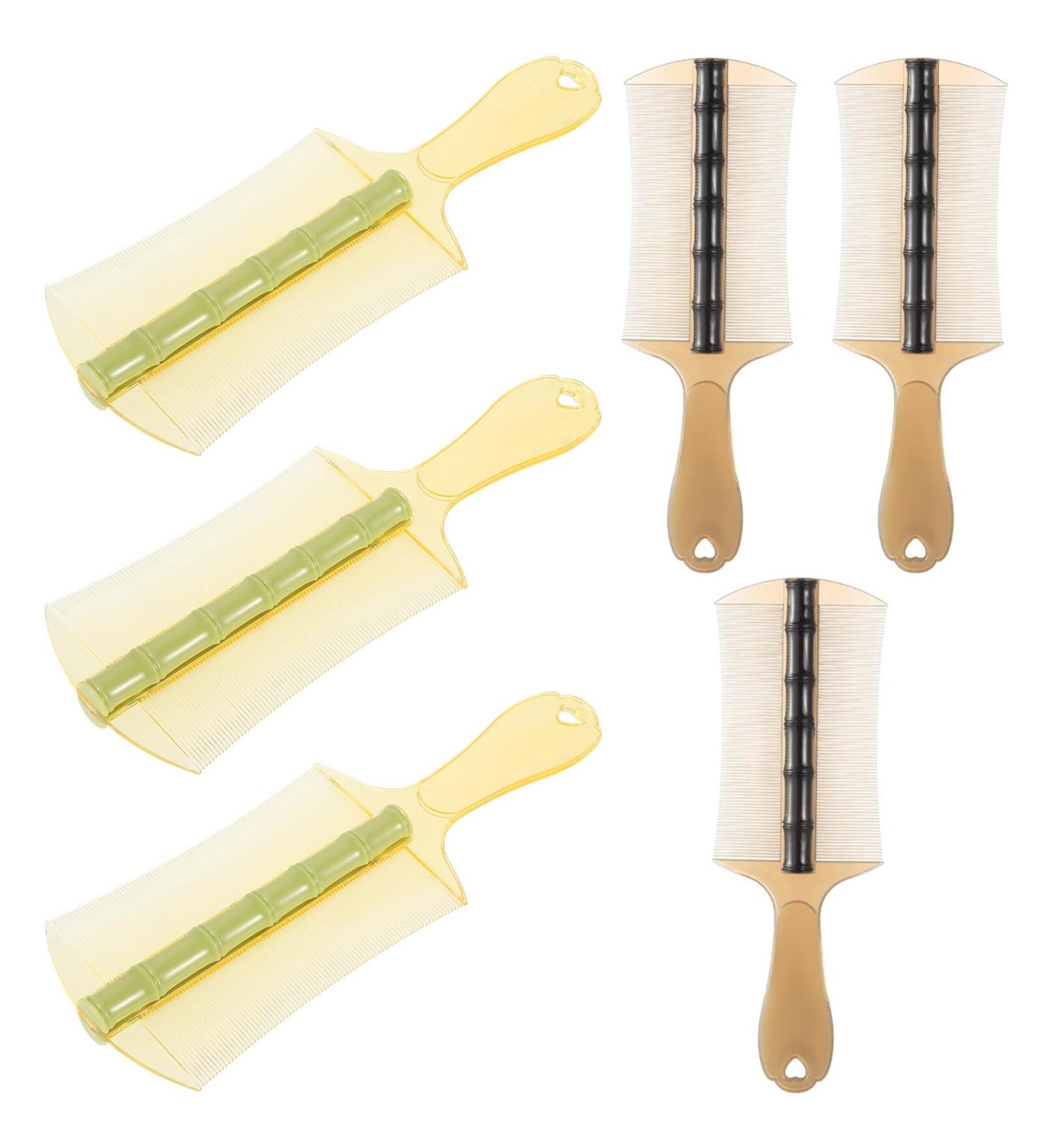 UPKOCH 6pi ces Peigne Antipelliculaire Long Manche Lot de Plastique Brosse Anti-poux Dents Fines Double Face Outil de Toilettage pour Animaux de Compagnie - Buy Online on GoSupps.com
