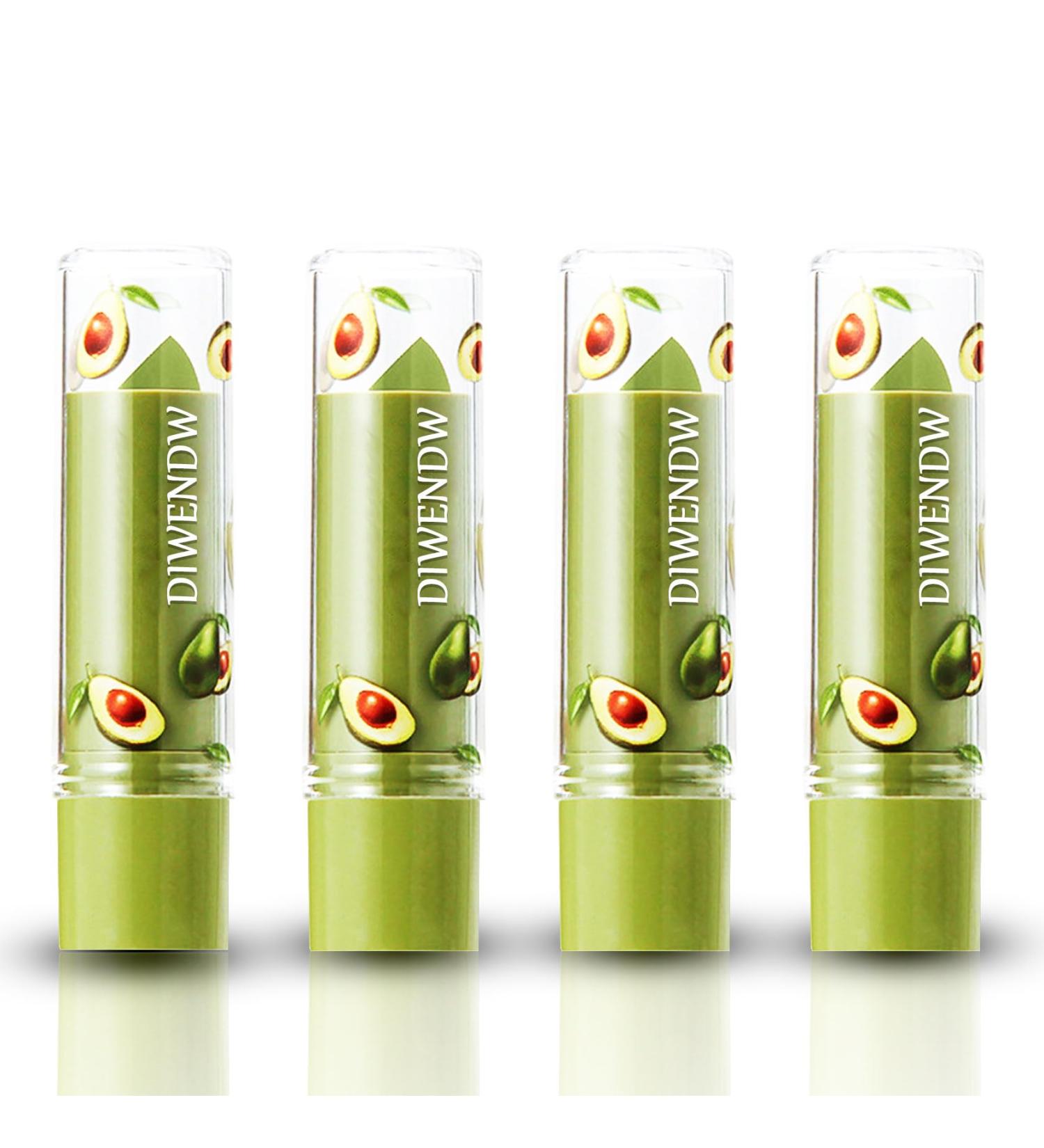 4 Pcs Avocado Color Changing Lipstick Set - PH Mood Magic Waterproof Moisturizer & Long Lasting Tinted Balm for Women - Perfect Makeup Gift - Buy Online on GoSupps.com