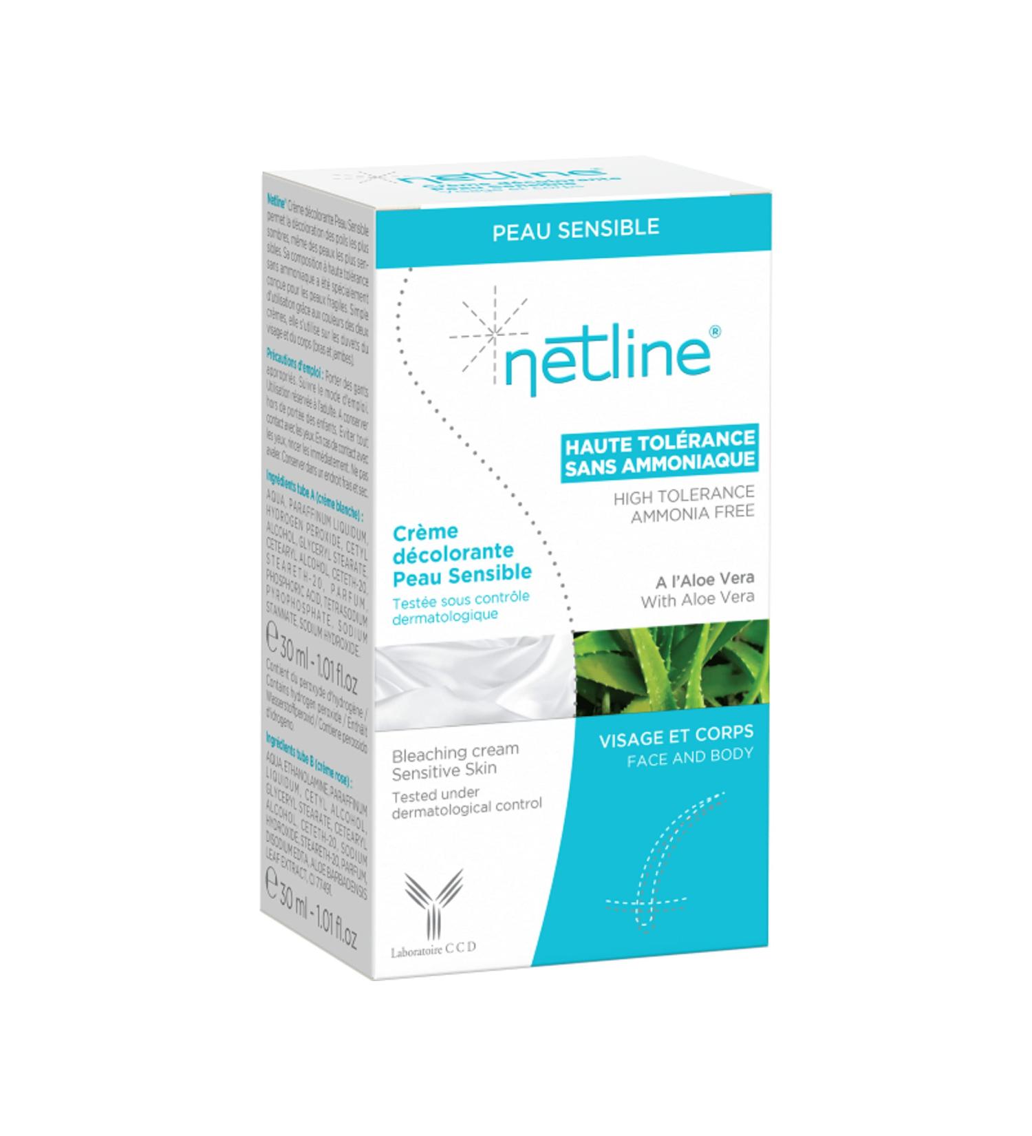 Netline cream for sensitive skin for face and body 30 ml (2 pieces)