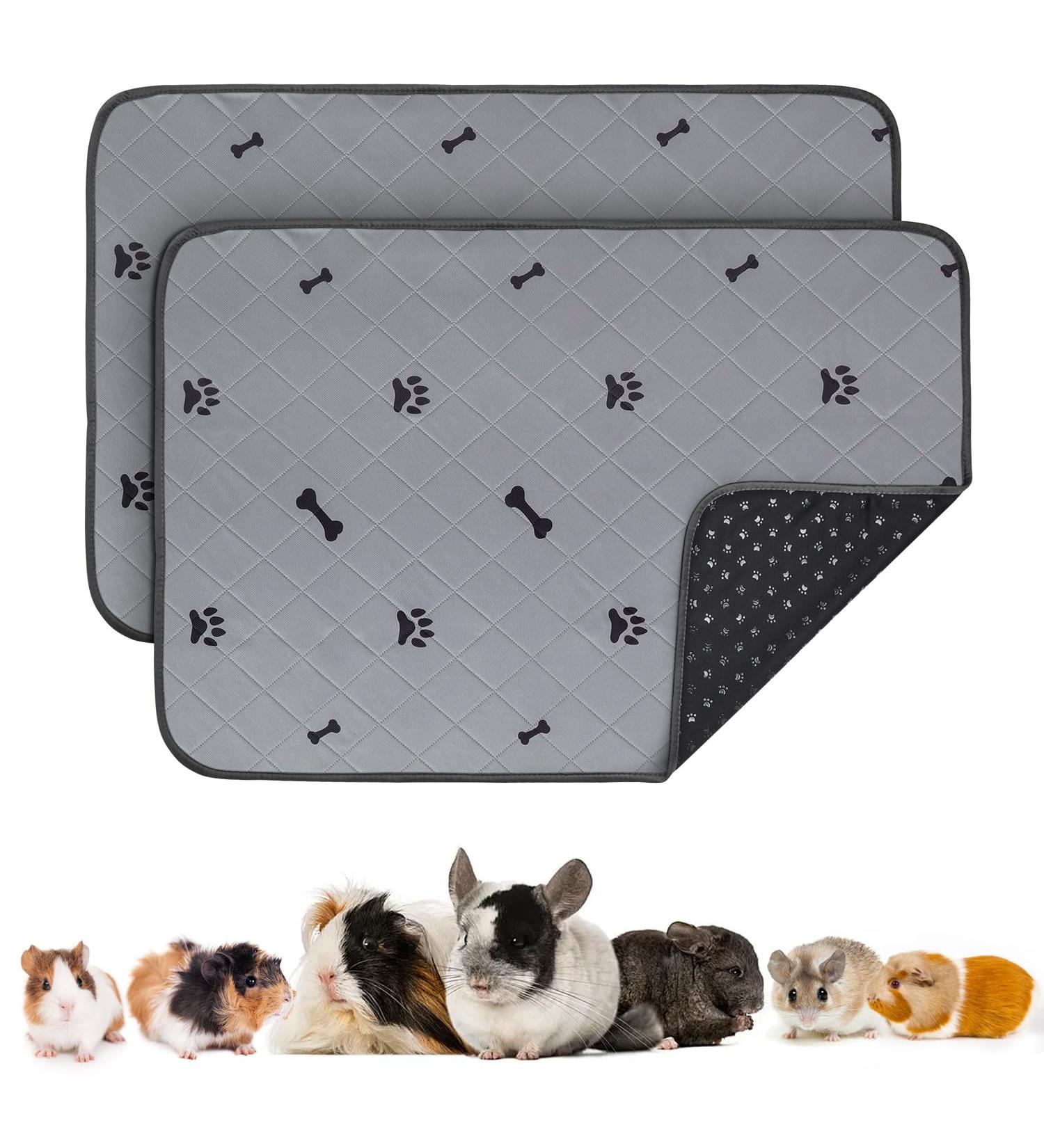 Pick for Life 4-Pack Pipi Pads | Super Absorbent Reusable Pee Pads for Guinea Pigs Hamsters Rabbits & Dogs - 30x30cm - Buy Online on GoSupps.com