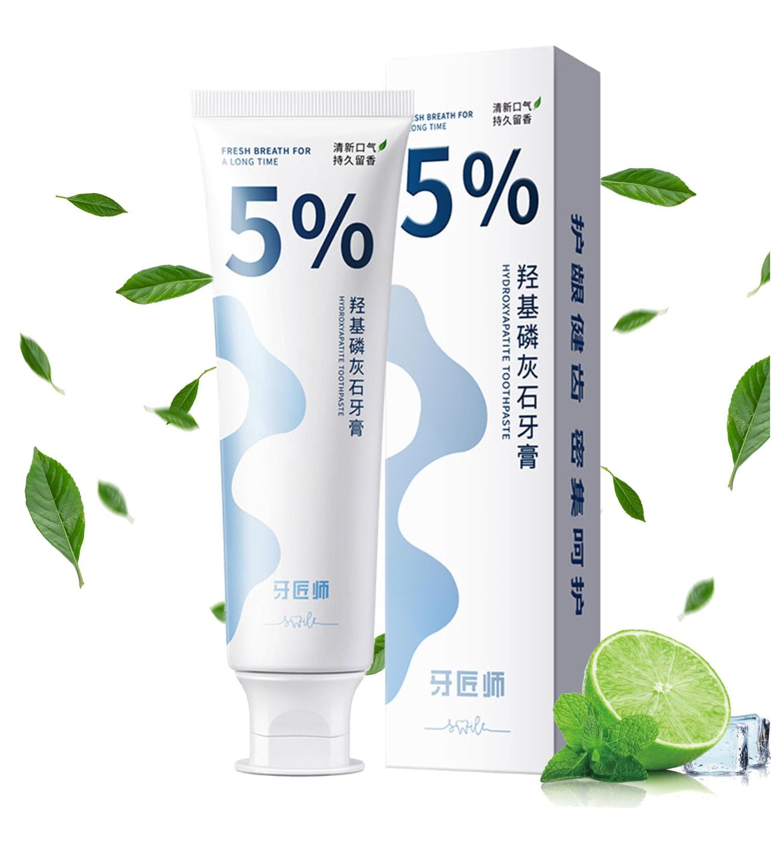 Bisindole Toothpaste - Repairing Toothpaste Repairing and Protective Whitening Toothpaste with Bisindole Whitening Toothpaste with Probiotics Protects Gums (1Pcs) - Buy Online on GoSupps.com