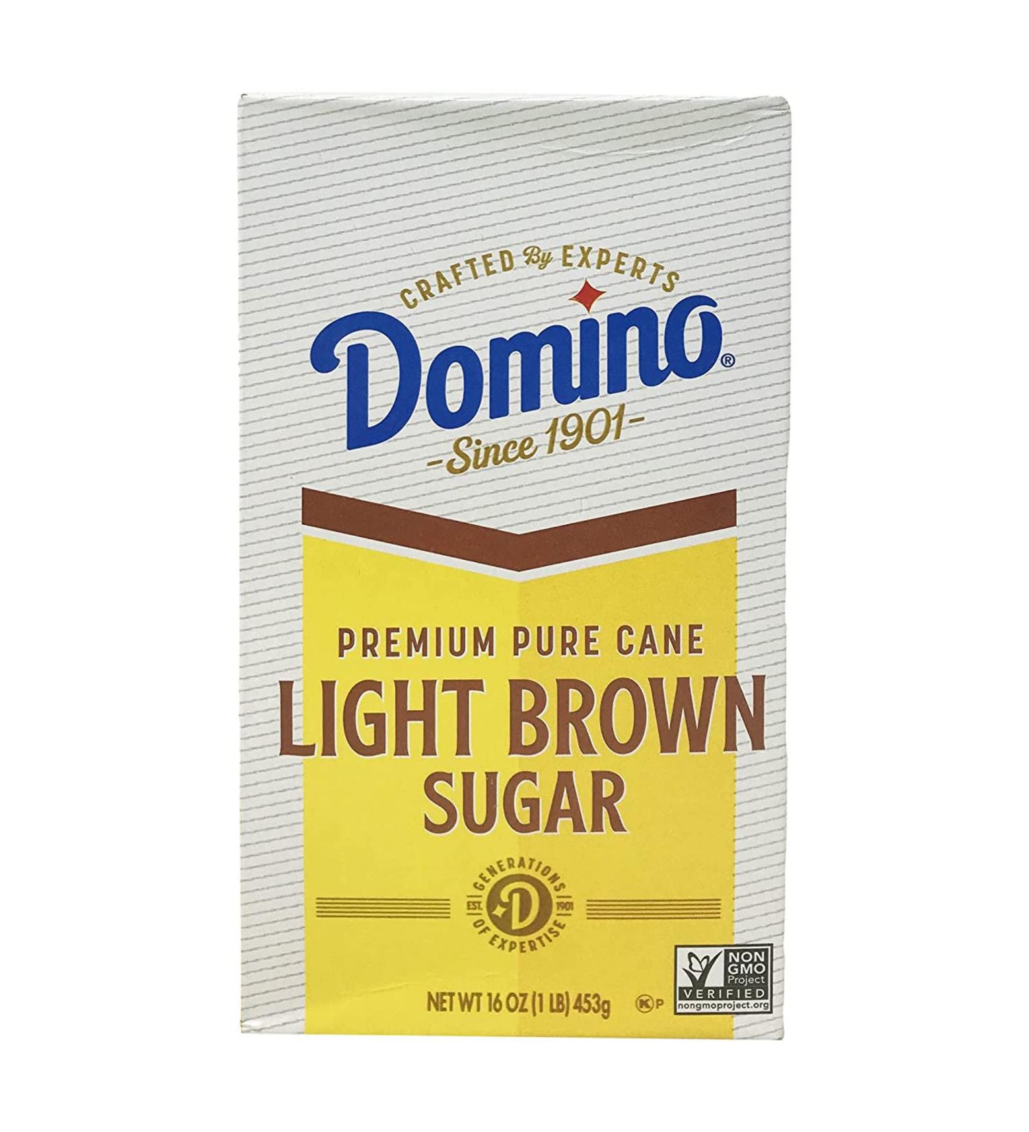 Domino Sugar Cane Brown Light 16 oz - Pure & Natural Sweetener - Buy Online on GoSupps.com