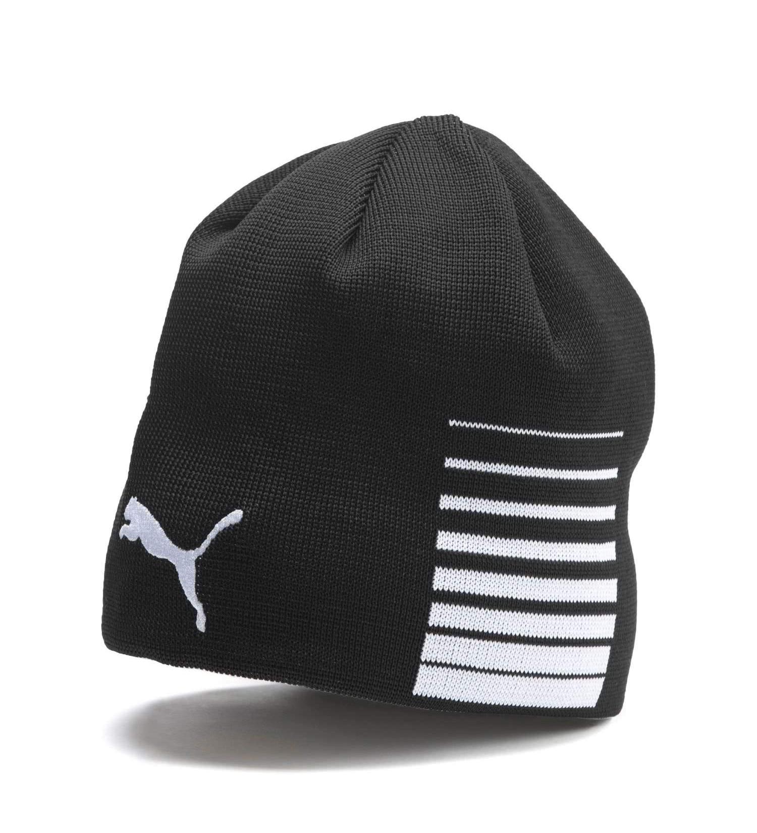 PUMA Unisex Adults LIGA Reversible Beanie Hat One Size Puma Black