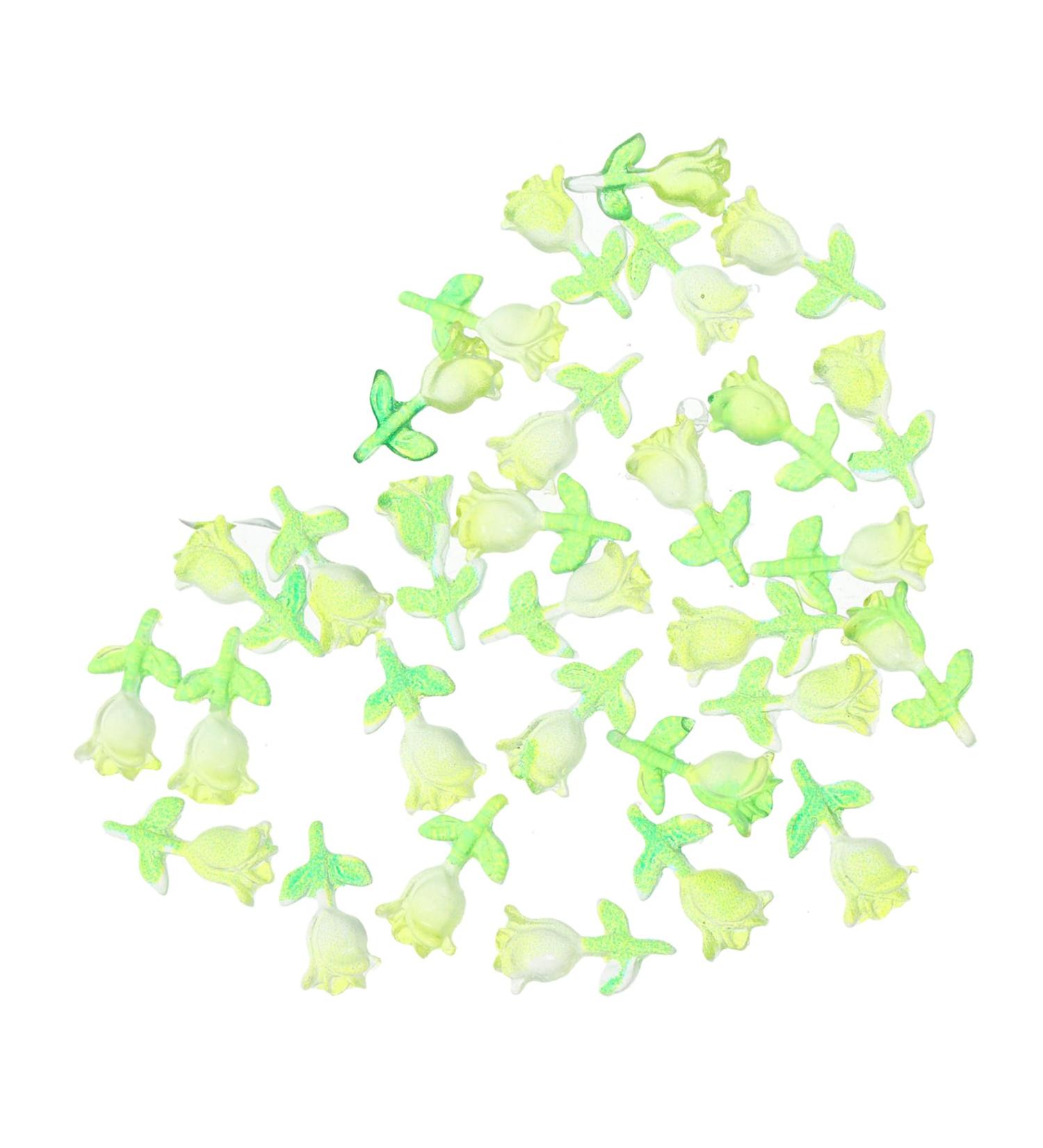 FOYTOKI Nail Art Accessories Resin Nail Tulip Charm for nail gems charms for nails 3d three-dimensional Acrylic Nail Art Flowers Nail Asssories 0.5x1x0.3cm As Shown1 - Buy Online on GoSupps.com