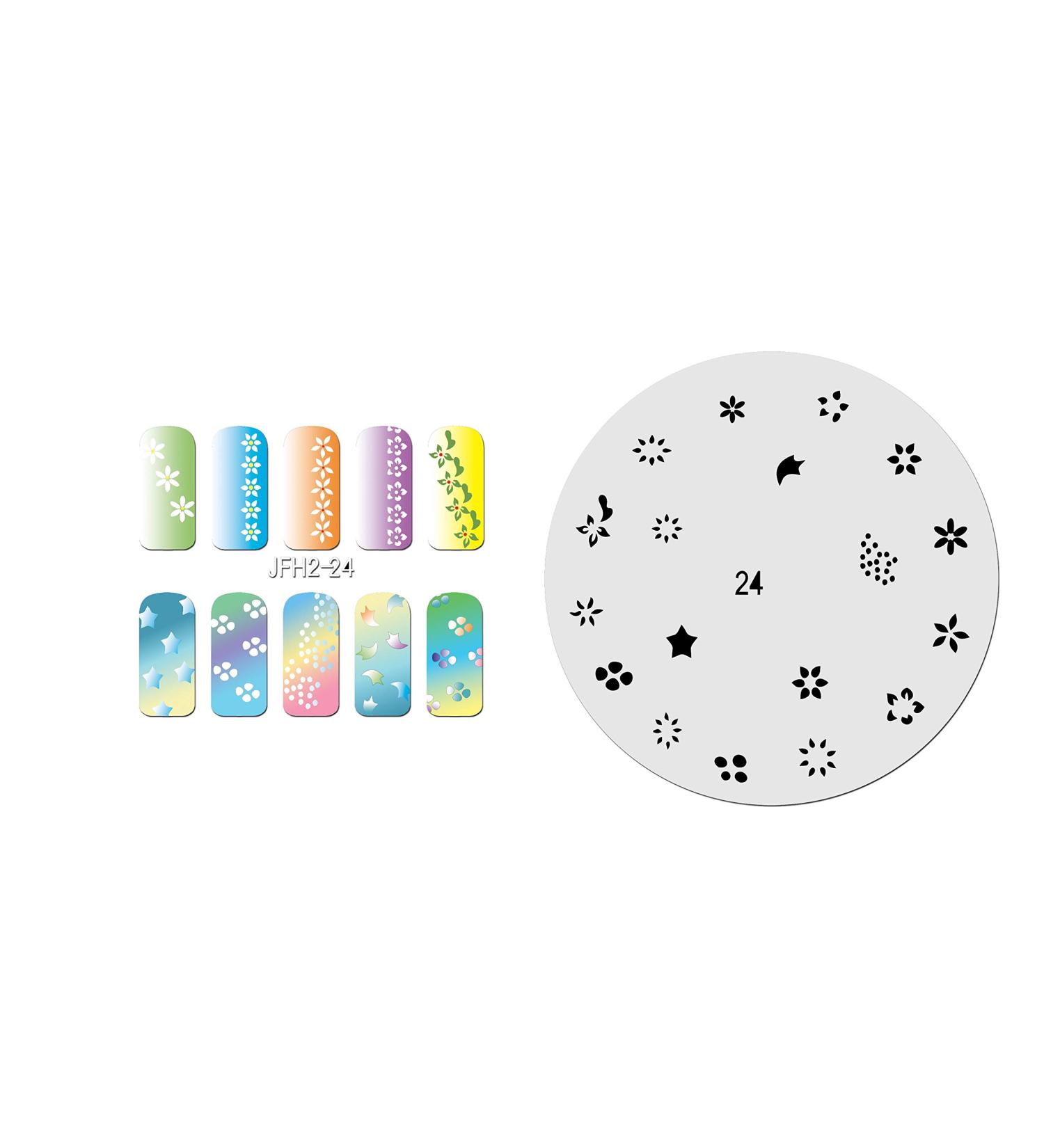 Fingernail stencil (airbrush nail art) Fengda JFH02-024
