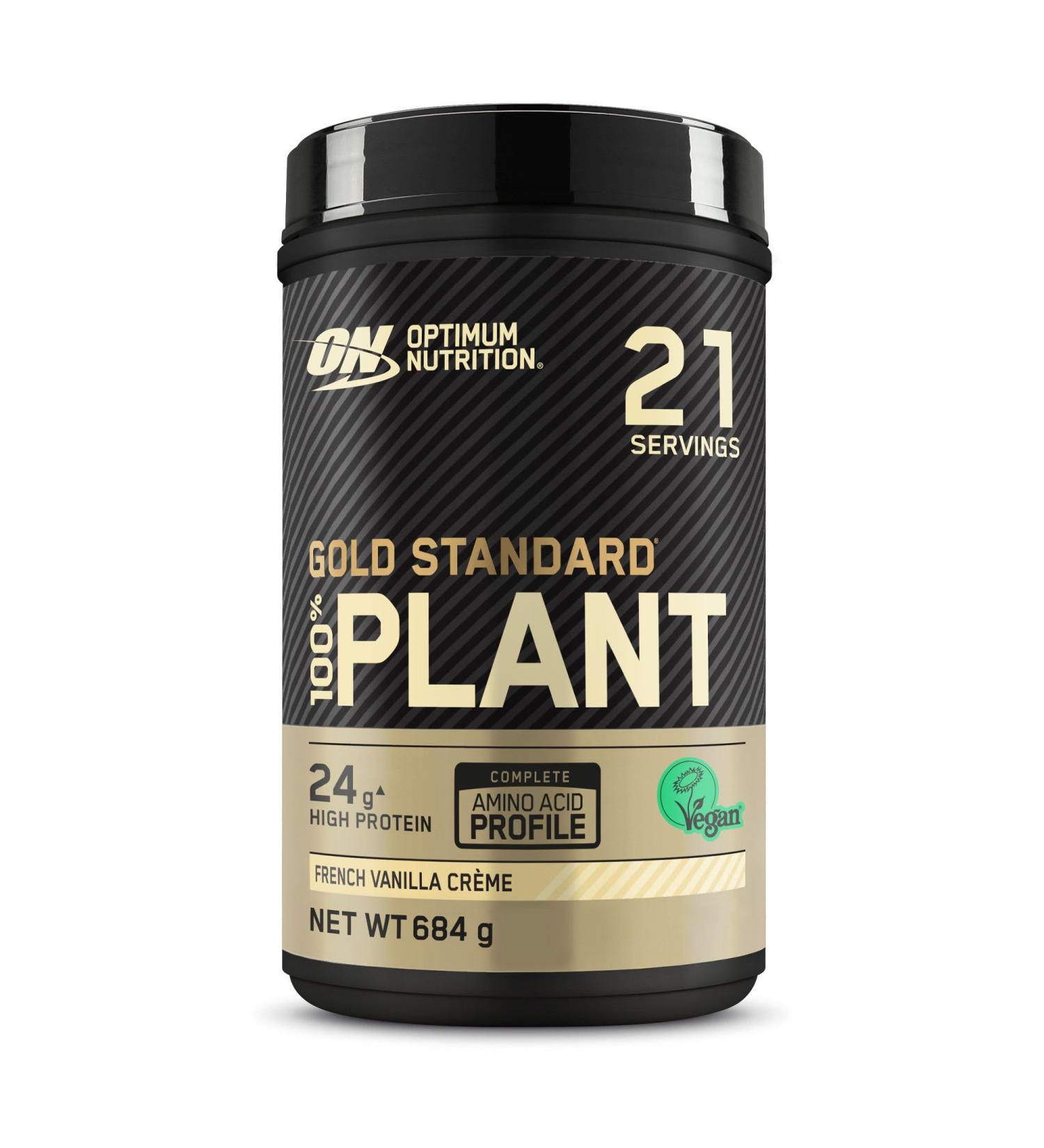 Optimum Nutrition Gold Standard 100% Vegetable Protein Powder for Men and Women Vegan Protein Shake After Sports or Any Time of the Day Vanilla Flavor 21 Servings 684 g - Buy Online on GoSupps.com