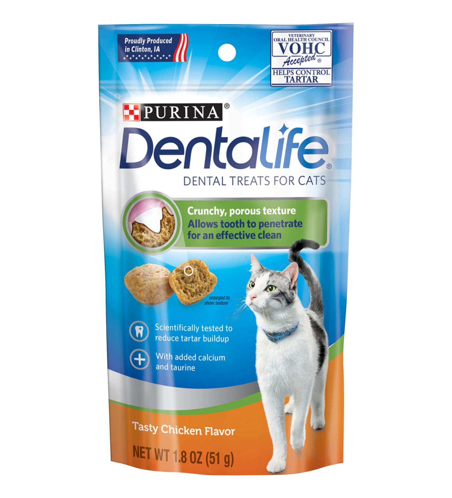 Purina DentaLife Dental Cat Treats by Purina DentaLife - Buy Online on GoSupps.com