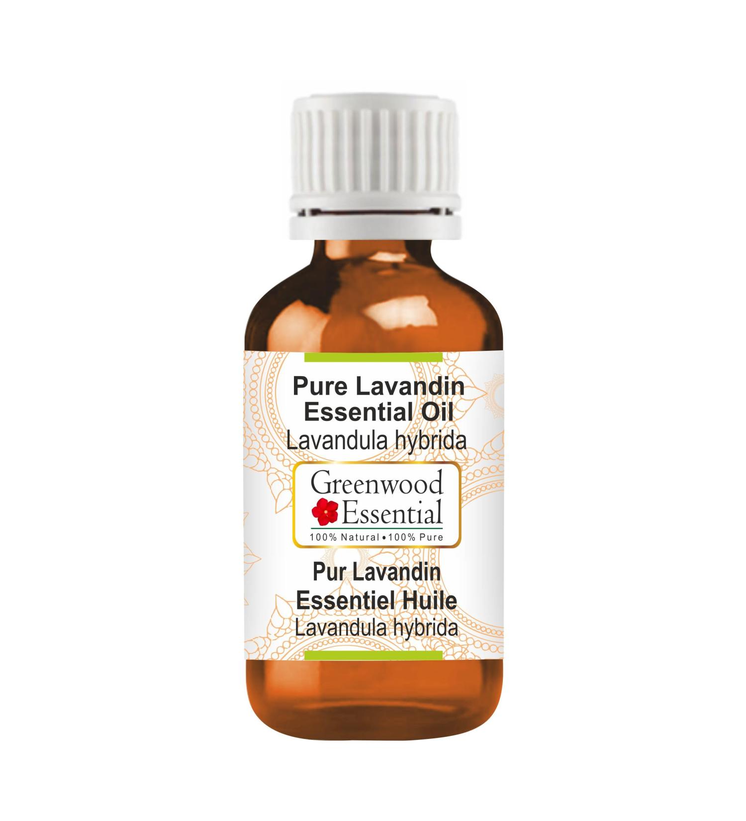 Greenwood Essential Lavandin Essential Oil (Lavandula hybrida) Pure | Non-Sticky | Non-Greasy | Lightweight | Men & Women | All Skin Types | Steam Distilled 15ml (0.50 oz) 0.5 Fl Oz (Pack of 1) - Buy Online on GoSupps.com