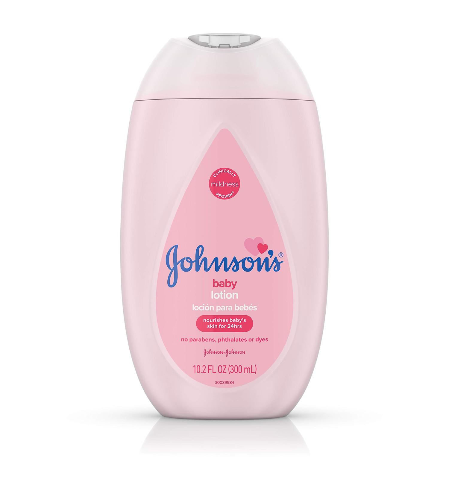 Johnson's Moisturizing Pink Baby Lotion with Coconut Oil - Hypoallergenic - 10.2 fl. oz - Shop Now! - Buy Online on GoSupps.com